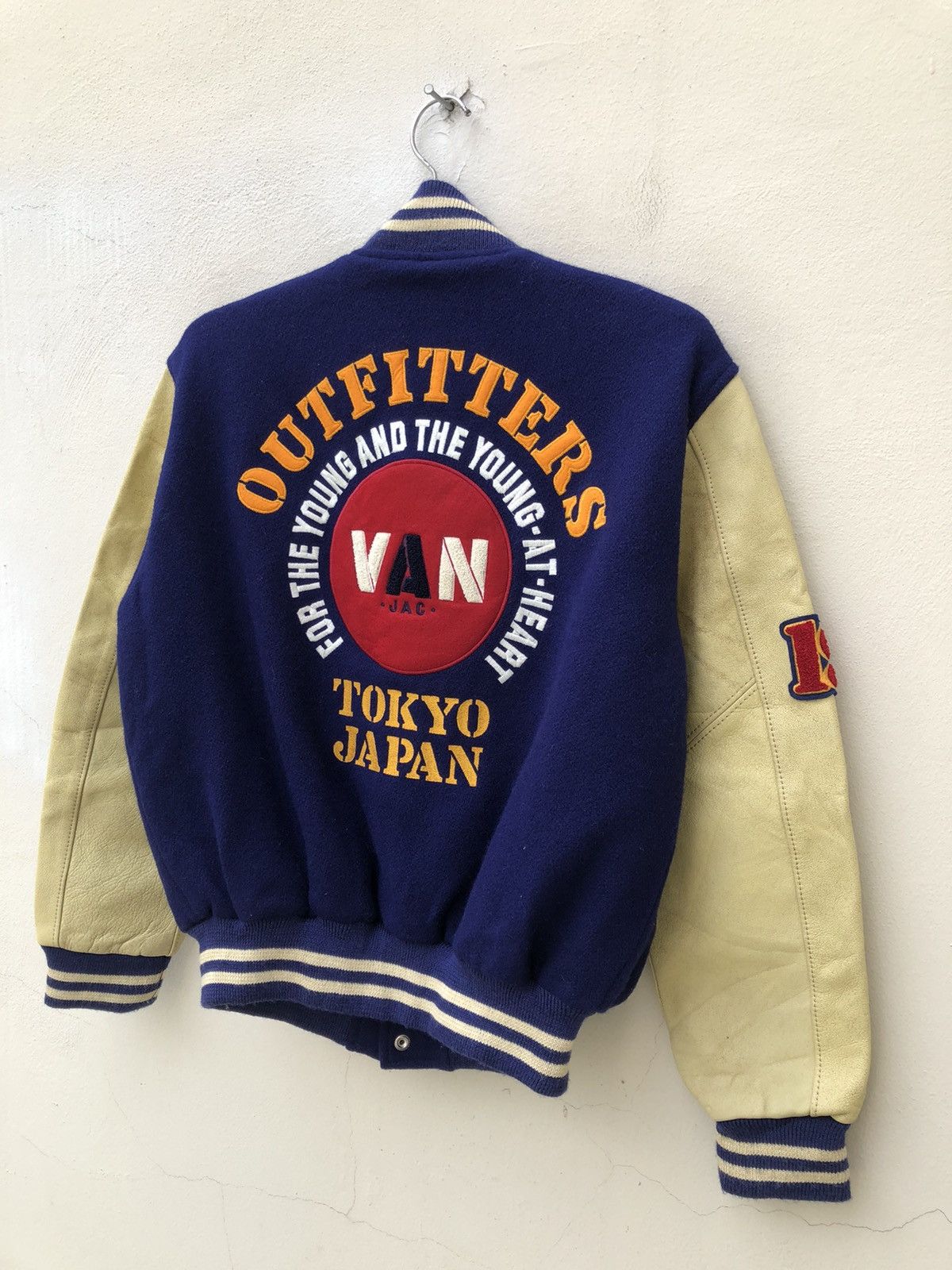 Japanese Brand 80s 90s Van Jac Japan Varsity Bomber Jacket Size US M / EU 48-50 / 2 - 5 Thumbnail