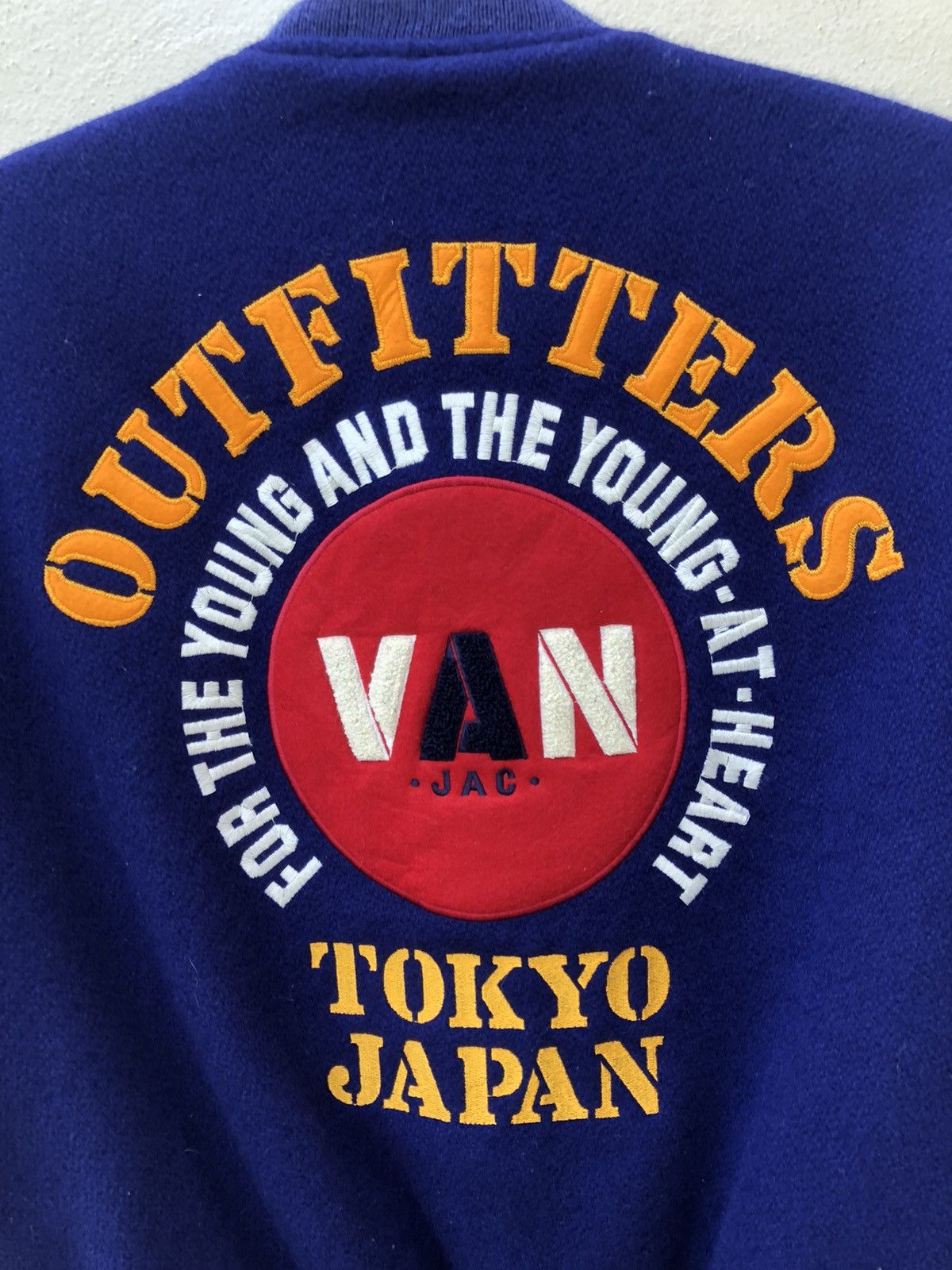 Japanese Brand 80s 90s Van Jac Japan Varsity Bomber Jacket Size US M / EU 48-50 / 2 - 3 Thumbnail