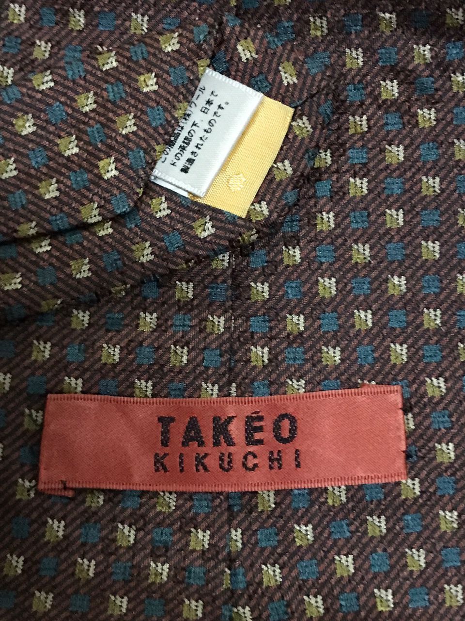 Takeo Kikuchi Neck Tie