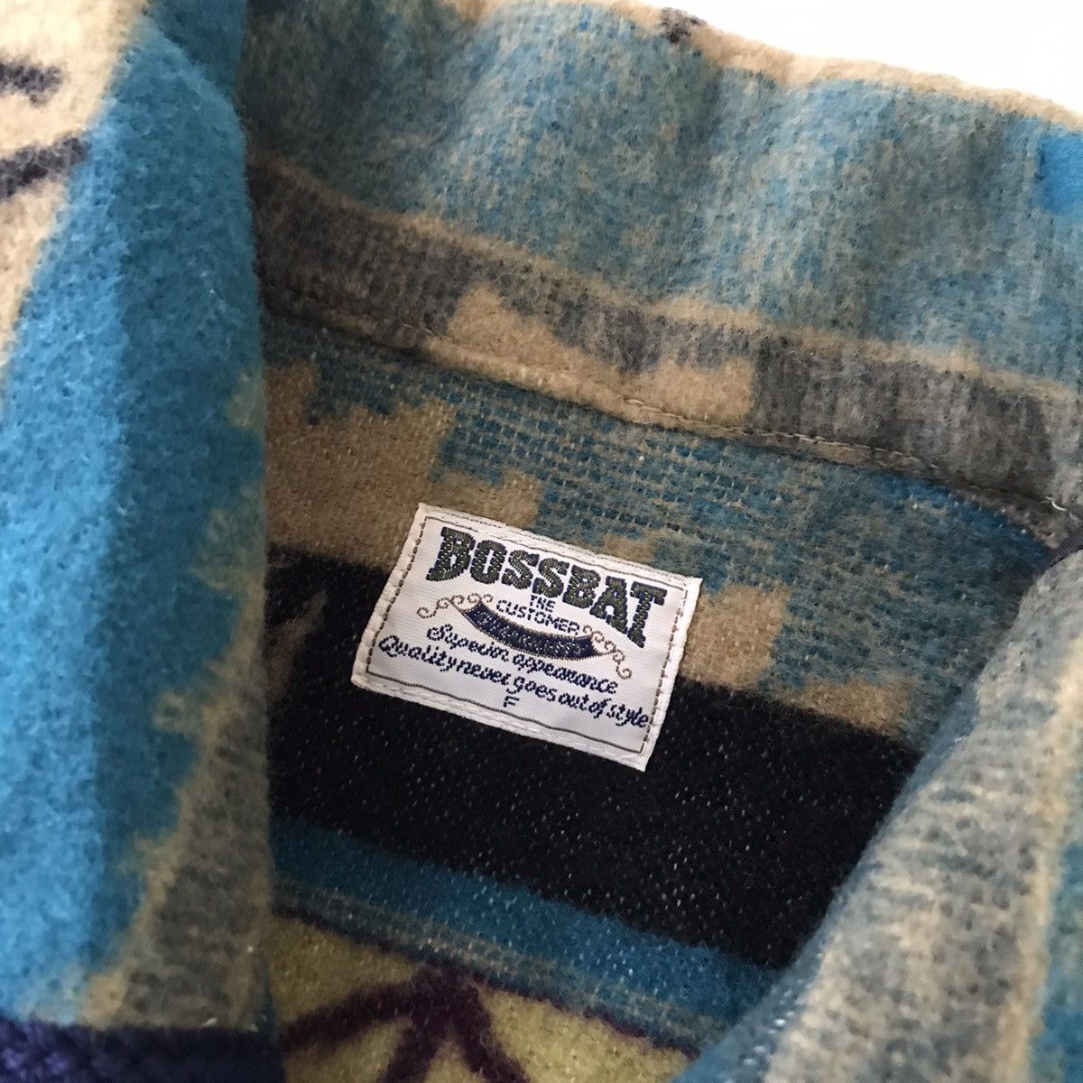 Japanese Brand BOSSBAT Design Wool Navajo Jacket Size US XL / EU 56 / 4 - 6 Thumbnail