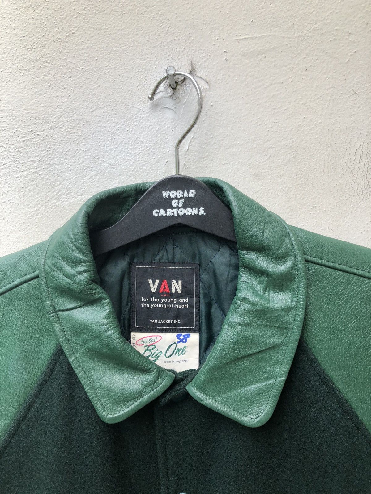 Van Vintage 80s Van Jac Embroidery Juke Box Club Varsity Jacket Size US L / EU 52-54 / 3 - 14 Thumbnail