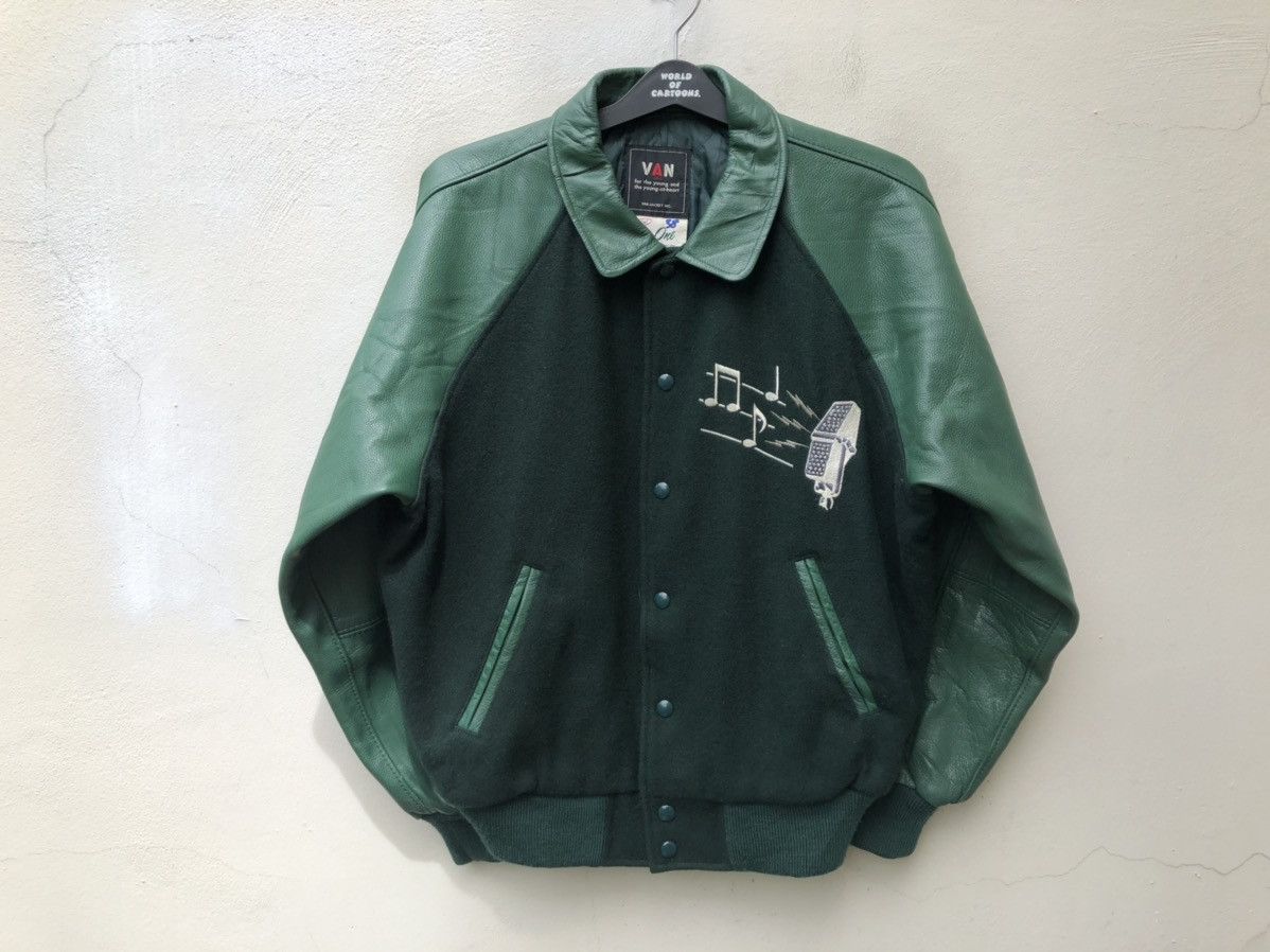 Van Vintage 80s Van Jac Embroidery Juke Box Club Varsity Jacket Size US L / EU 52-54 / 3 - 13 Thumbnail