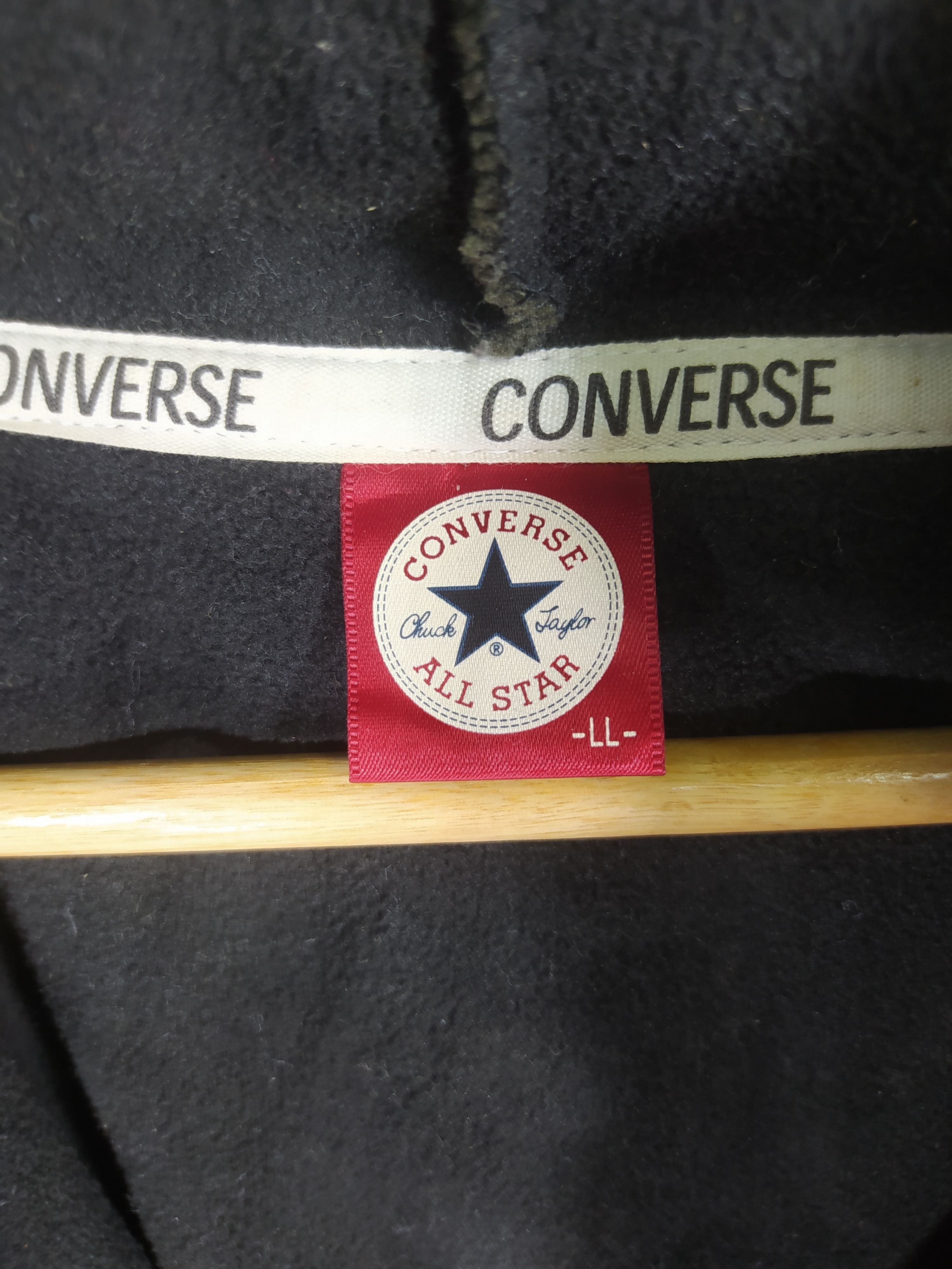 Converse × Vintage 🔥BEST OFFER Converse Pile Fleece Hoodie Size US L / EU 52-54 / 3 - 7 Thumbnail