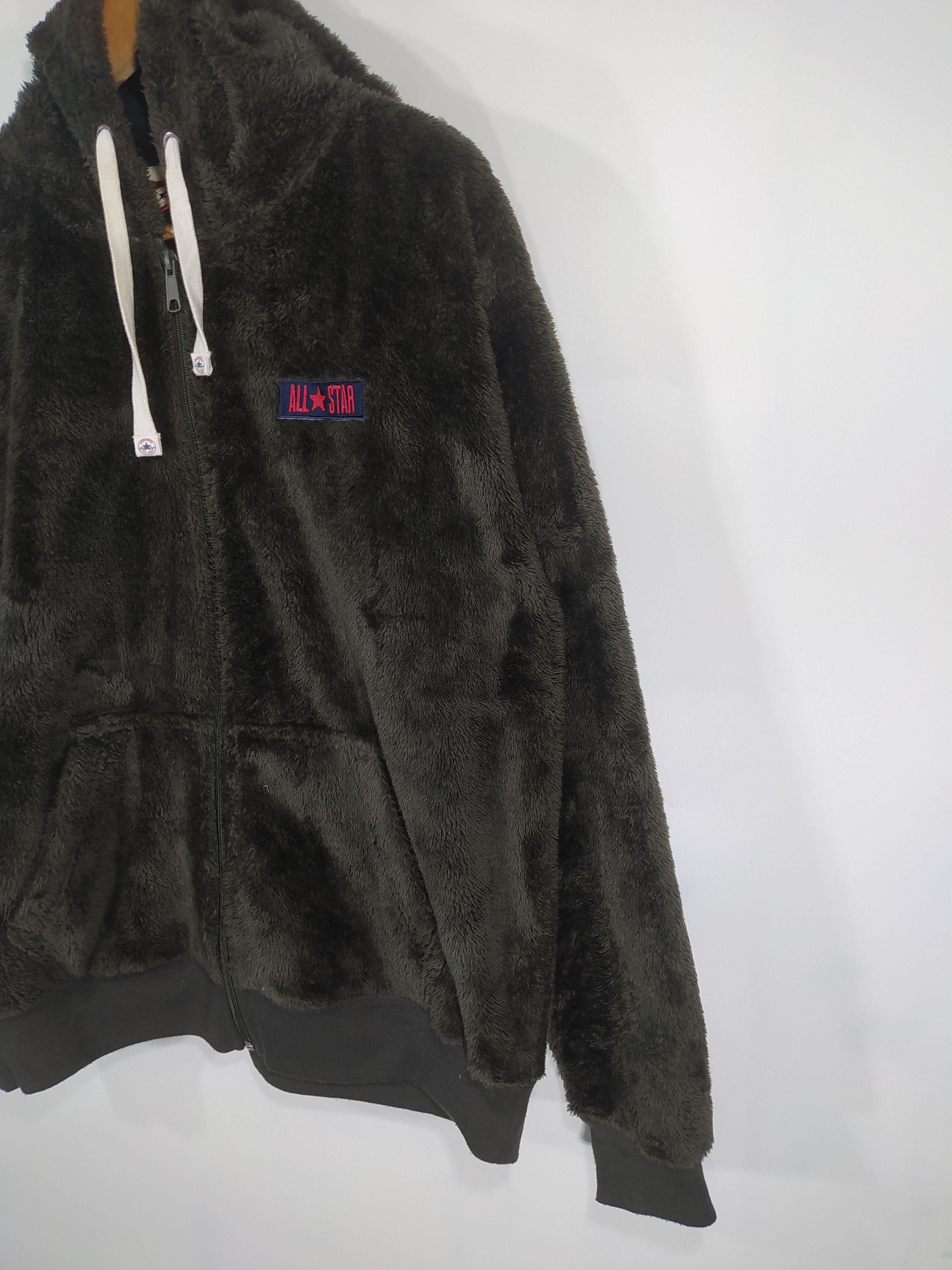 Converse × Vintage 🔥BEST OFFER Converse Pile Fleece Hoodie Size US L / EU 52-54 / 3 - 3 Thumbnail