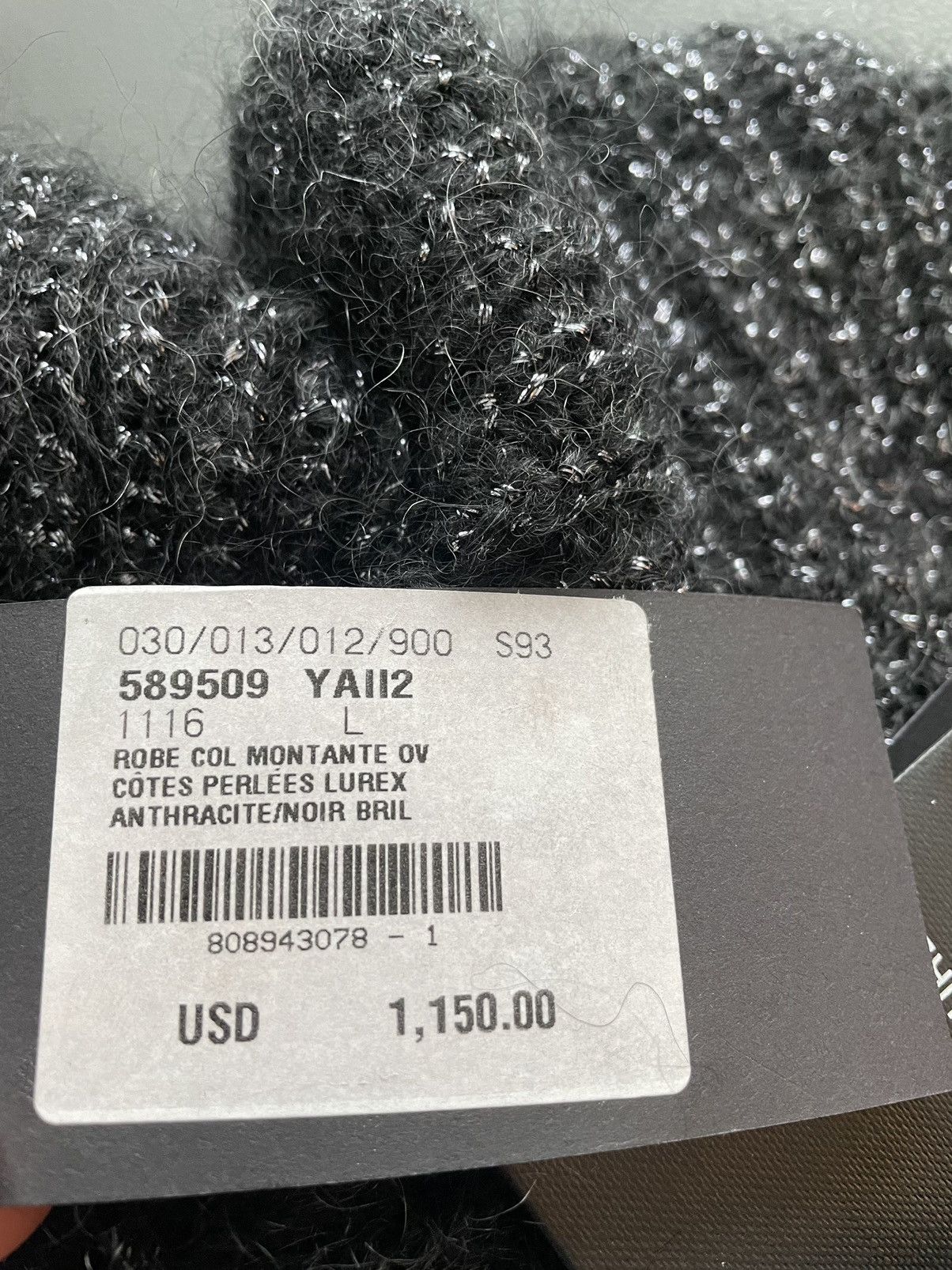 Super Runway Limited Edition Lurex Saint Laurent Sweater