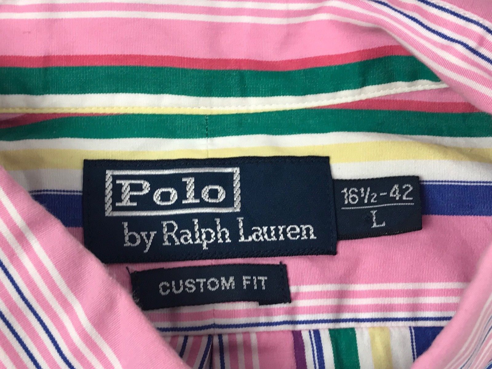 Polo Ralph Lauren × Vintage Polo Ralph Lauren Vintage Casual Long Sleeve Shirt L Large Size US L / EU 52-54 / 3 - 4 Thumbnail