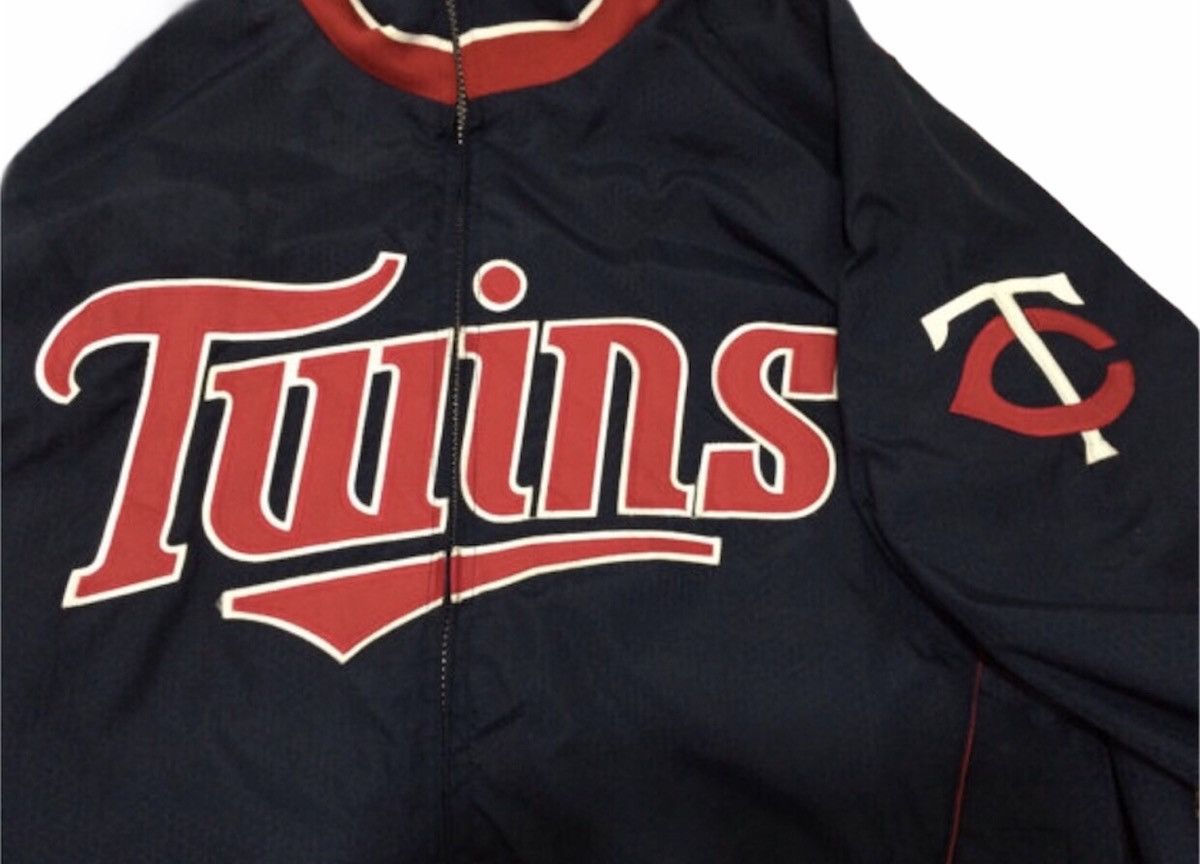 Majestic Minnesota Twins Jacket Vintage Baseball Majestic MLB Jacket Size US XL / EU 56 / 4 - 2 Thumbnail