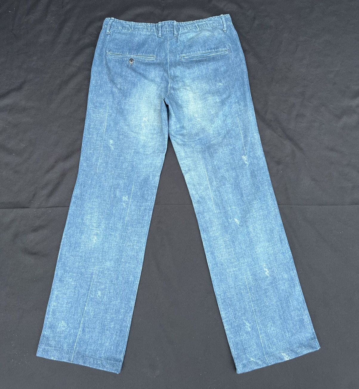 Chimala Chimala Japan Rips Distressed Denim Chinos Trouser Pant Size US 33 - 5 Thumbnail
