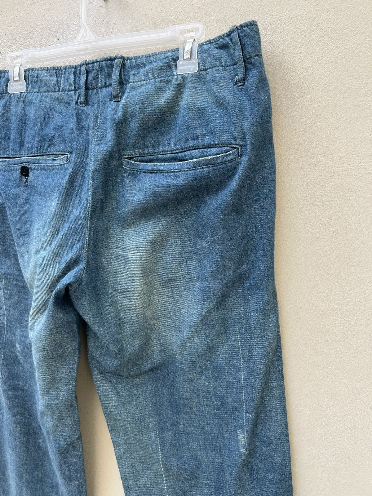 Chimala Chimala Japan Rips Distressed Denim Chinos Trouser Pant Size US 33 - 16 Thumbnail