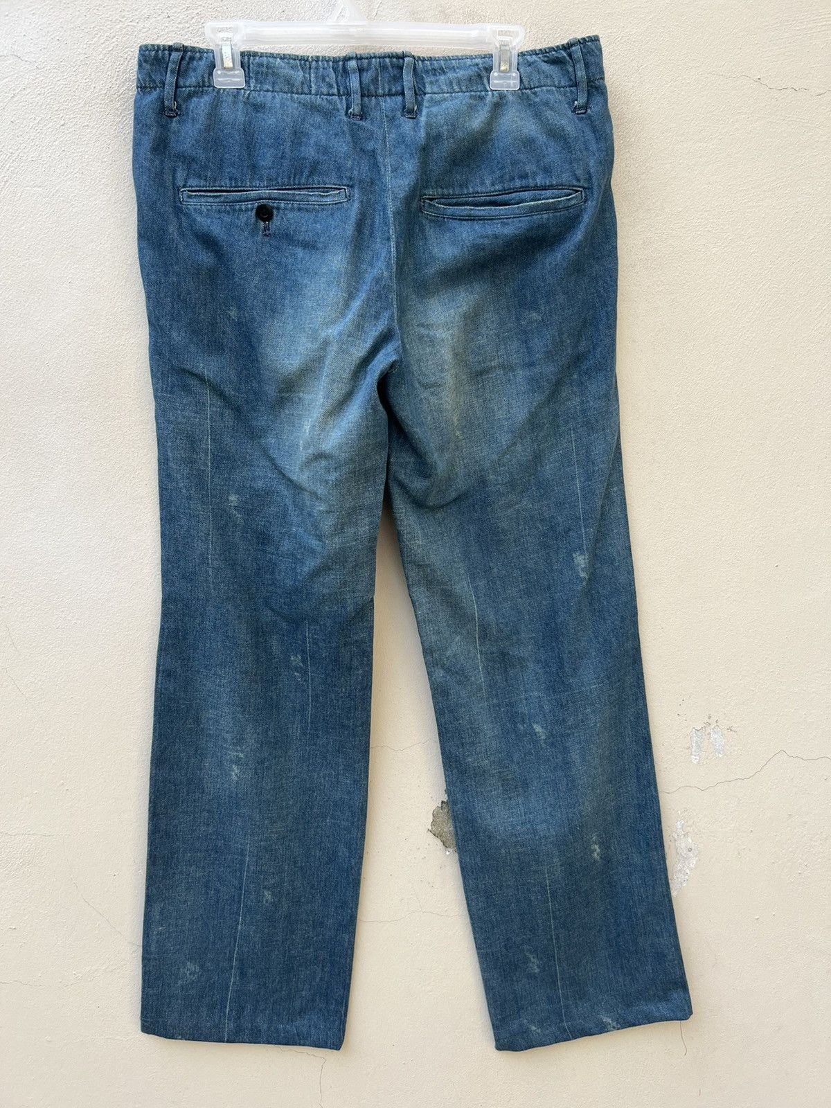Chimala Chimala Japan Rips Distressed Denim Chinos Trouser Pant Size US 33 - 13 Thumbnail