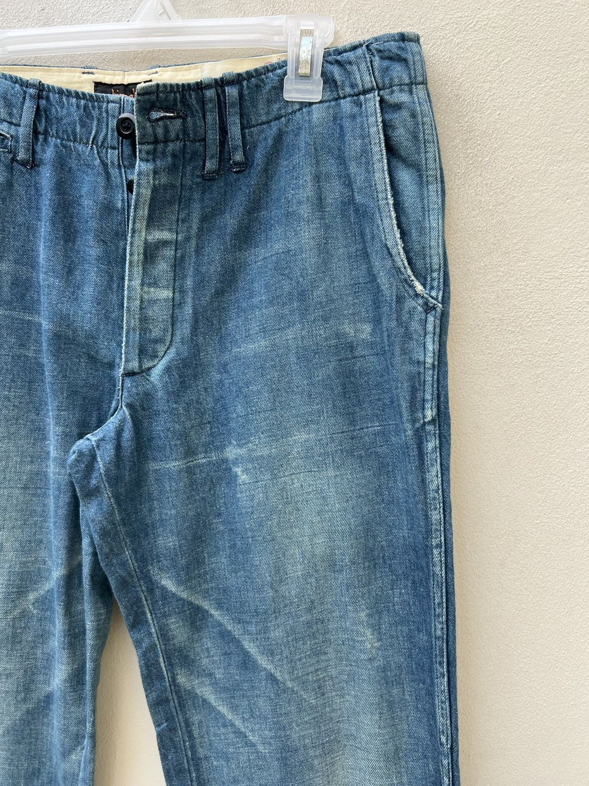 Chimala Chimala Japan Rips Distressed Denim Chinos Trouser Pant Size US 33 - 10 Thumbnail