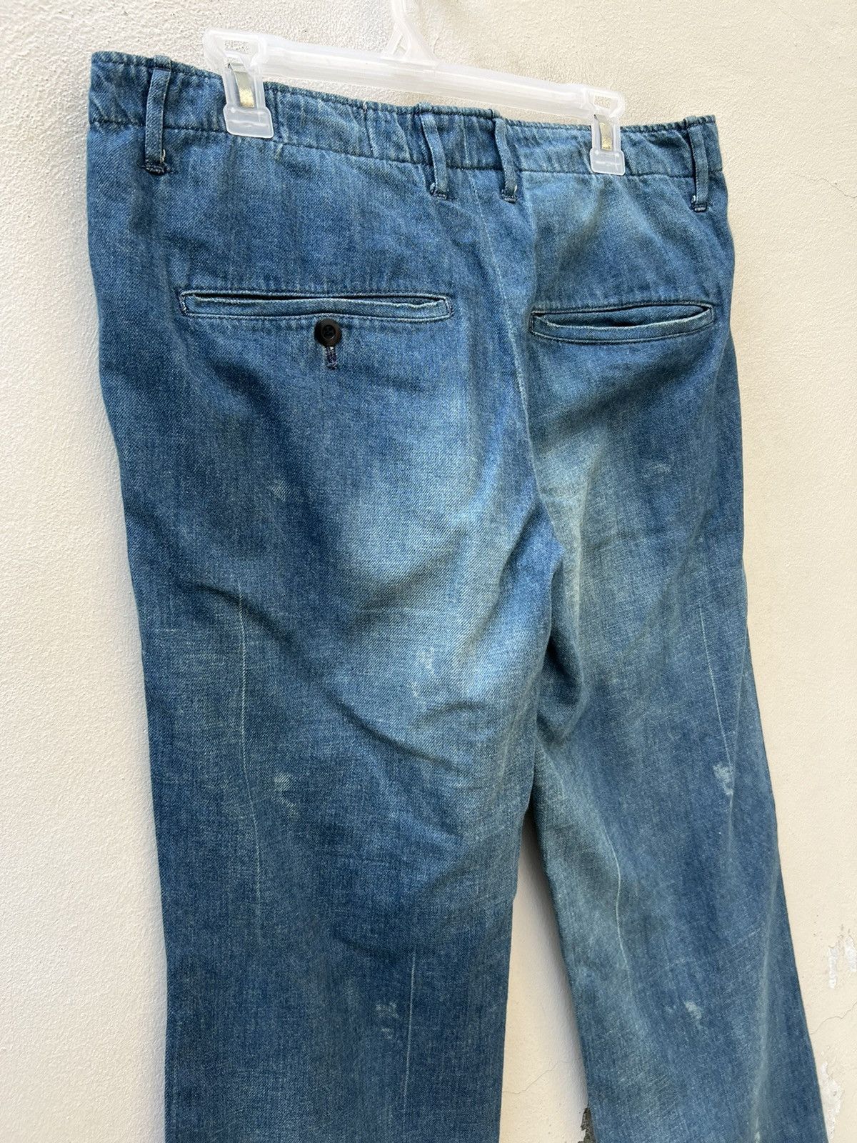 Chimala Chimala Japan Rips Distressed Denim Chinos Trouser Pant Size US 33 - 14 Thumbnail