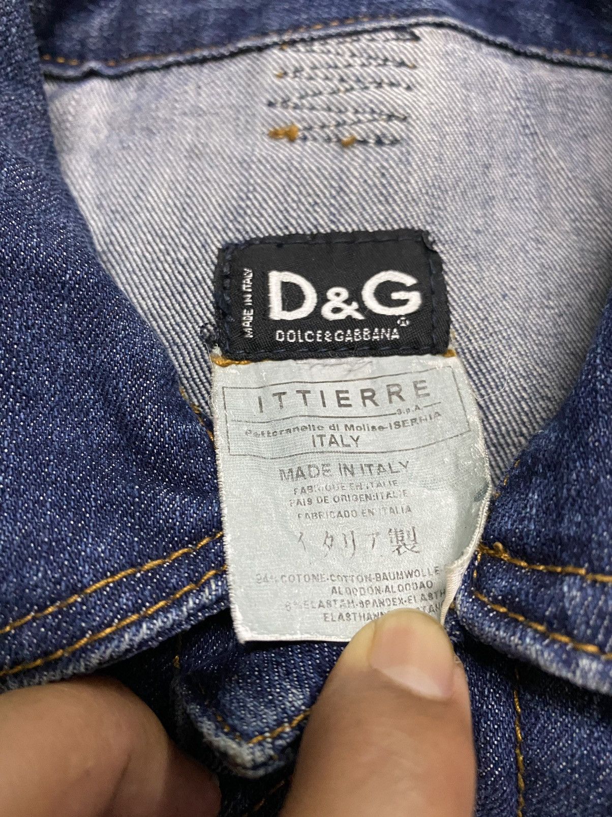 Dolce & Gabbana Dolce & Gabbana D&G Denim Jacket Size US M / EU 48-50 / 2 - 9 Thumbnail