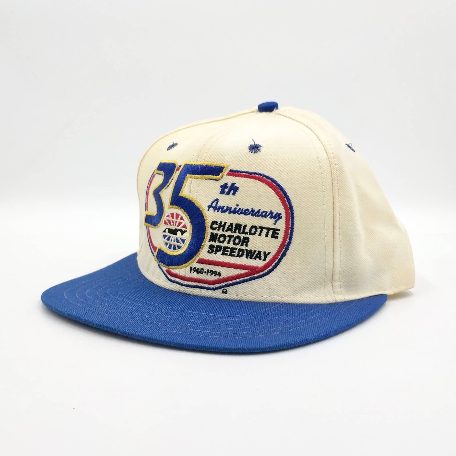 Vintage Vintage 35th Year Charlotte Motor Speedway 1994 Trucker Hat Size ONE SIZE - 3 Thumbnail