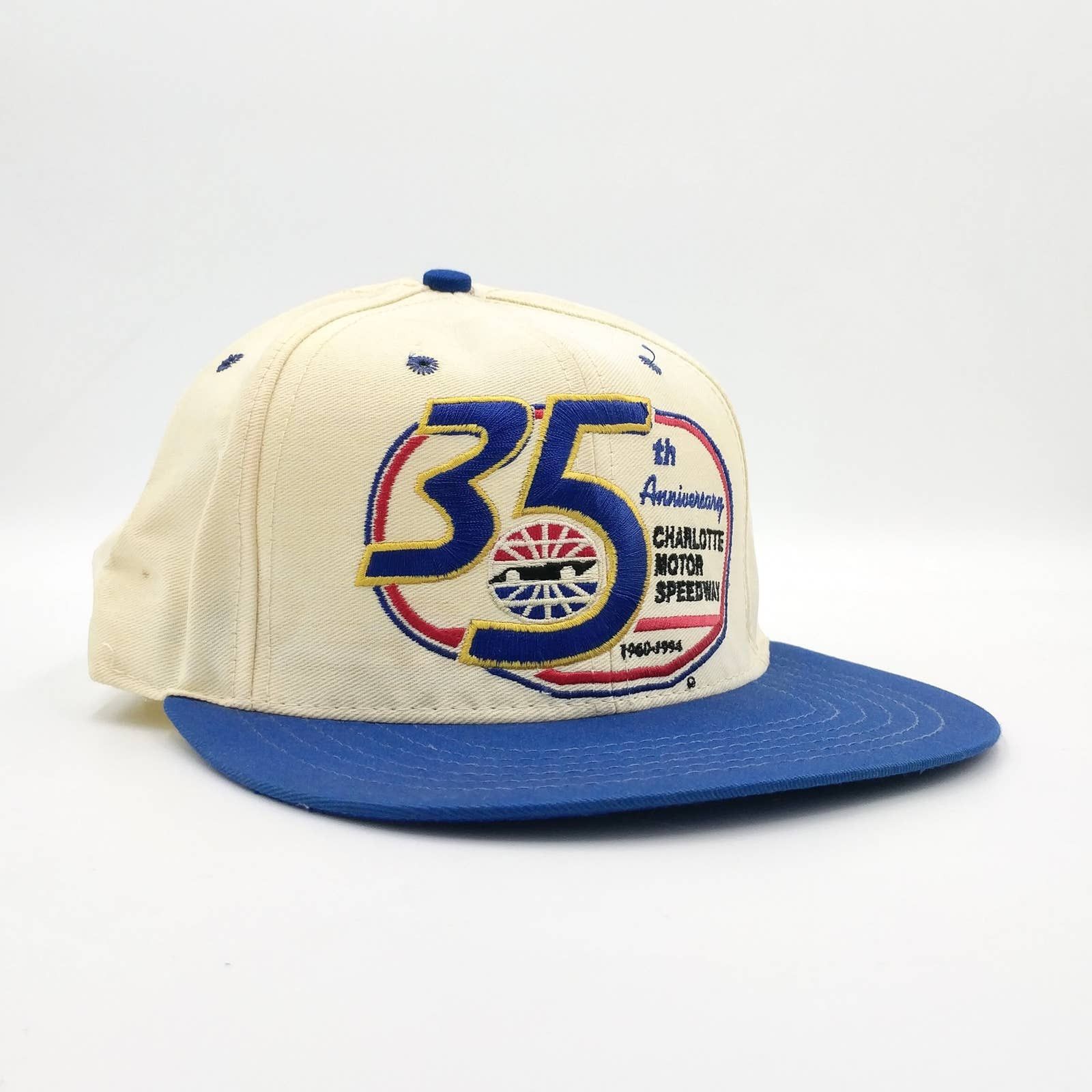 Vintage Vintage 35th Year Charlotte Motor Speedway 1994 Trucker Hat Size ONE SIZE - 1 Thumbnail