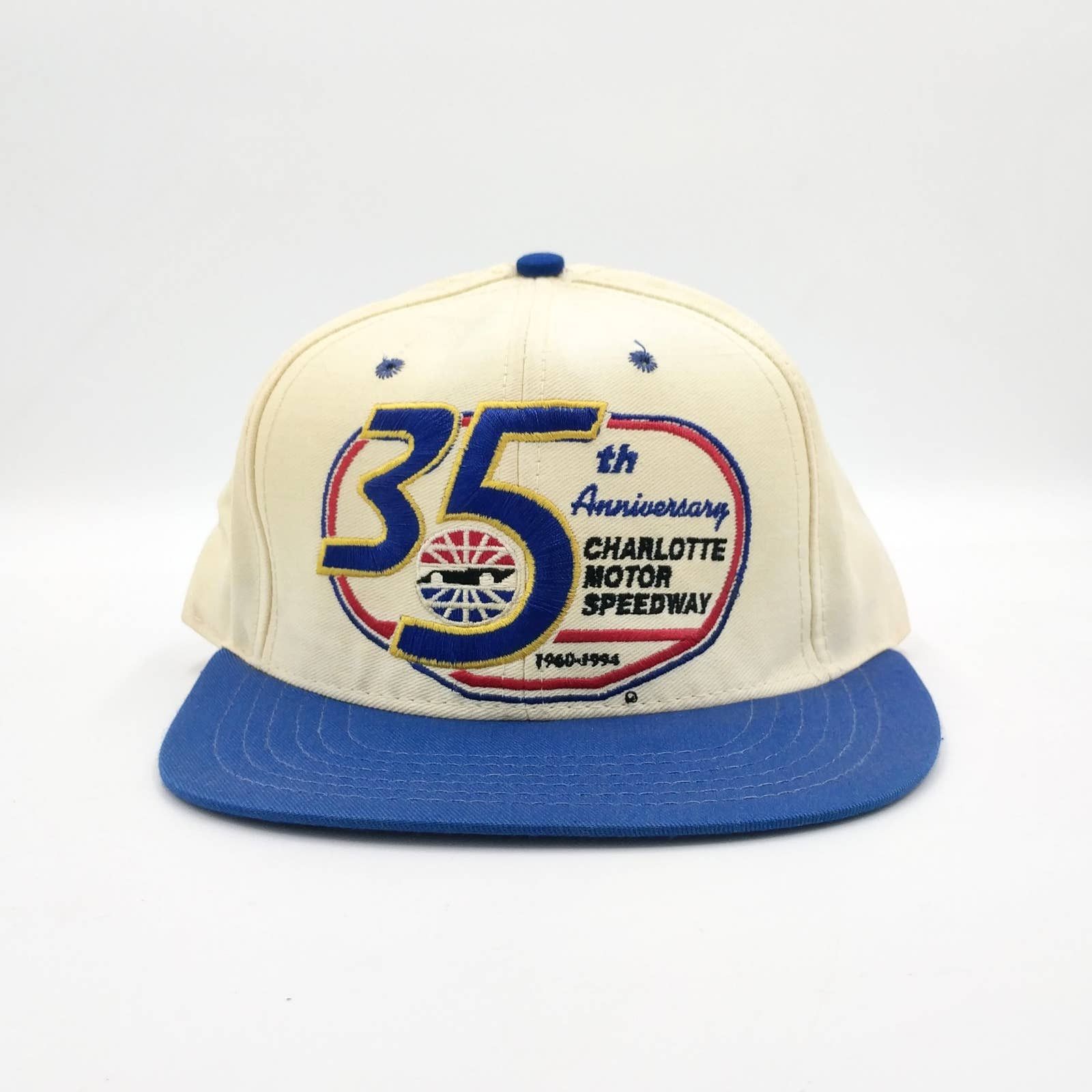 Vintage Vintage 35th Year Charlotte Motor Speedway 1994 Trucker Hat Size ONE SIZE - 2 Thumbnail