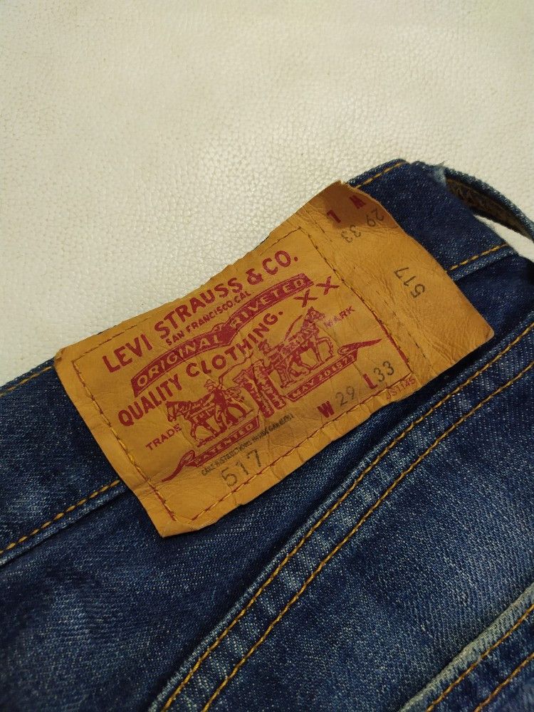 Levi's × Levi's Vintage Clothing Vintage Levi’s 517 Denim Flared jeans pants Size US 29 - 7 Thumbnail