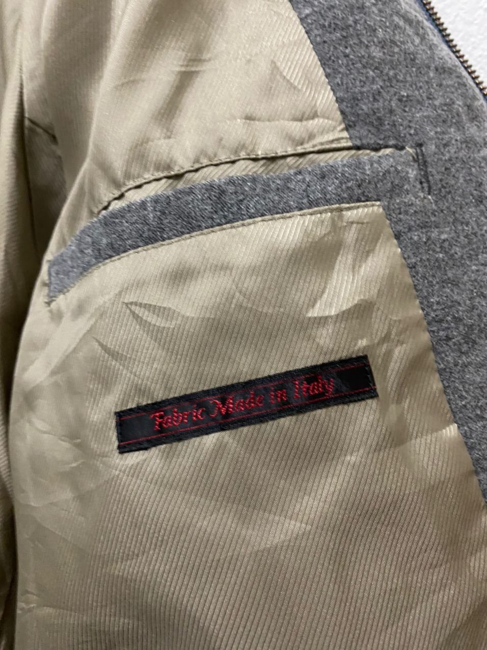 Issey Miyake VINTAGE ANGELA SAPUTO WOOL BOMBER JACKET MADE IN ITALY Size US M / EU 48-50 / 2 - 10 Thumbnail