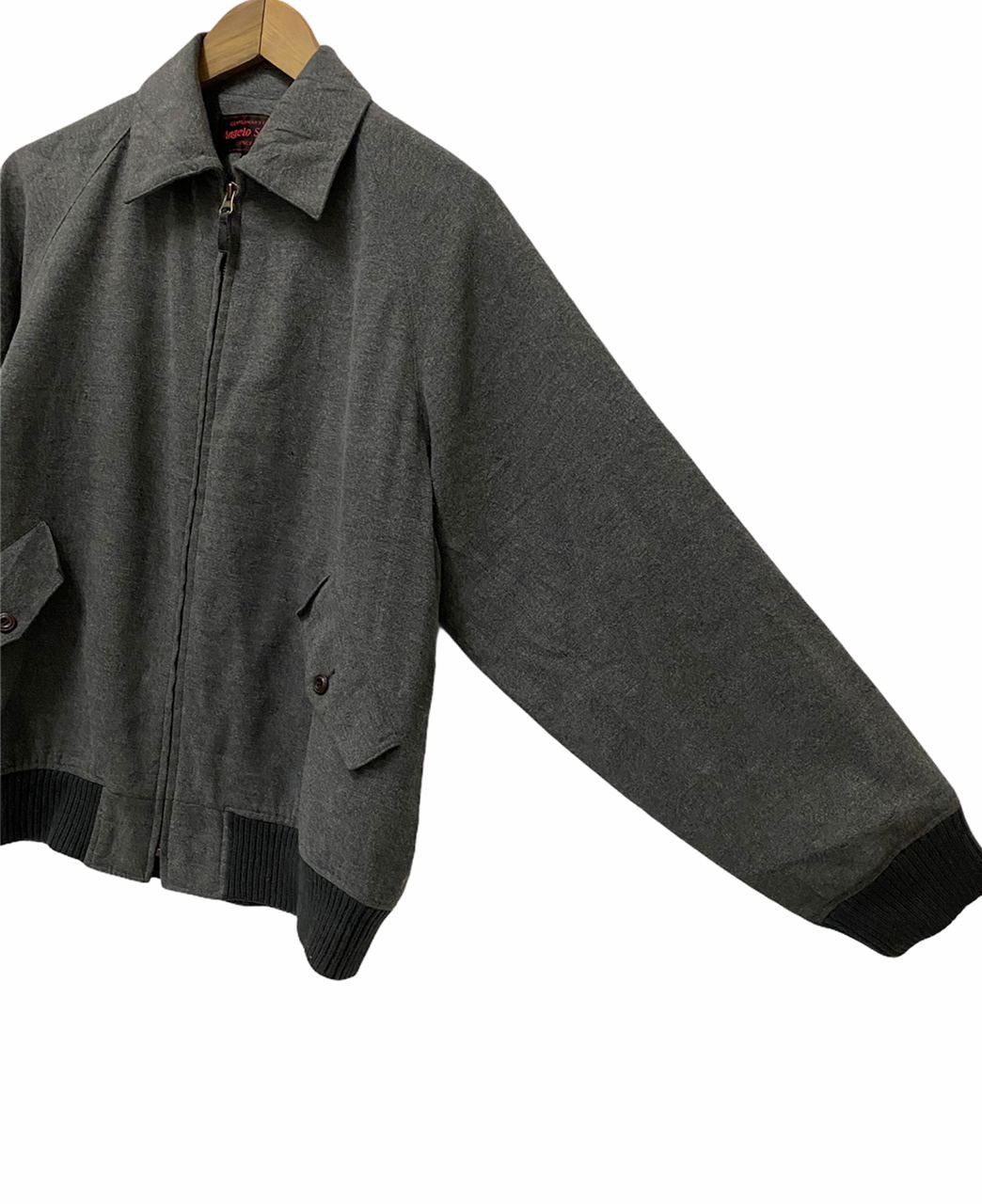 Issey Miyake VINTAGE ANGELA SAPUTO WOOL BOMBER JACKET MADE IN ITALY Size US M / EU 48-50 / 2 - 6 Thumbnail