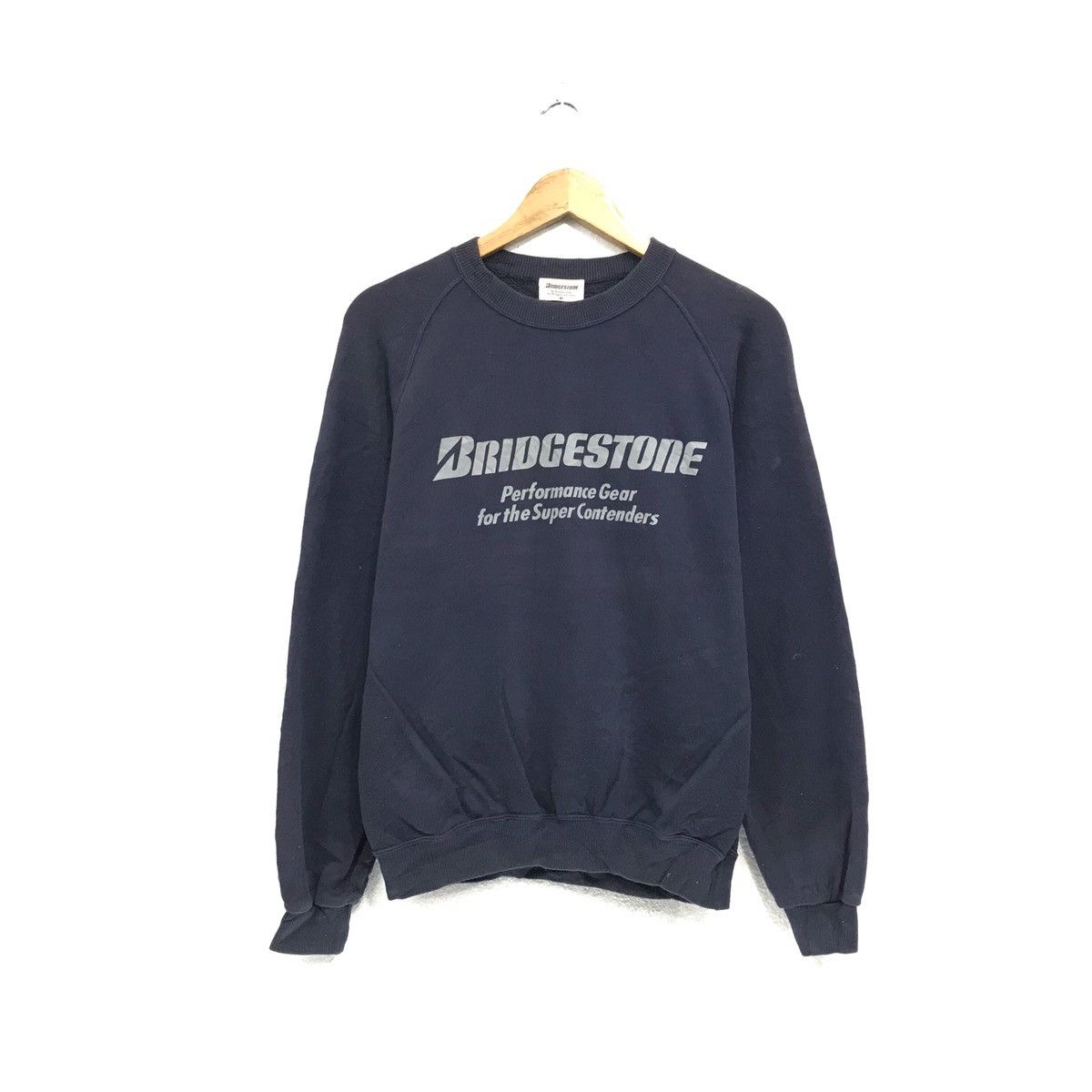 Sports Specialties × Vintage Vintage Bridgestone Sweatshirt Crewneck Big Logo Spellout Size US M / EU 48-50 / 2 - 1 Thumbnail
