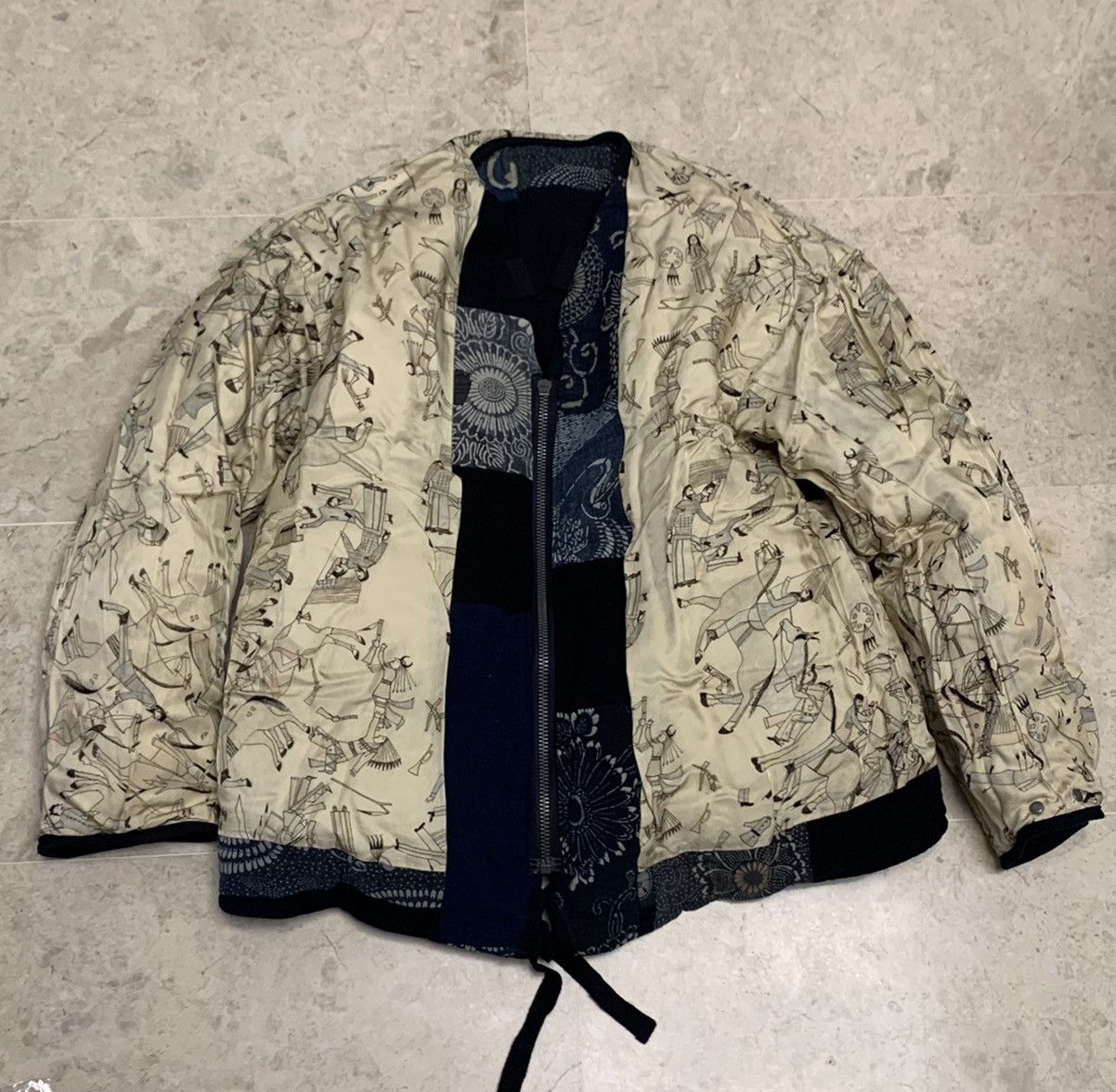 Visvim ICT oversize Harrier down jacket floral bandana kofu Size US M / EU 48-50 / 2 - 19 Thumbnail