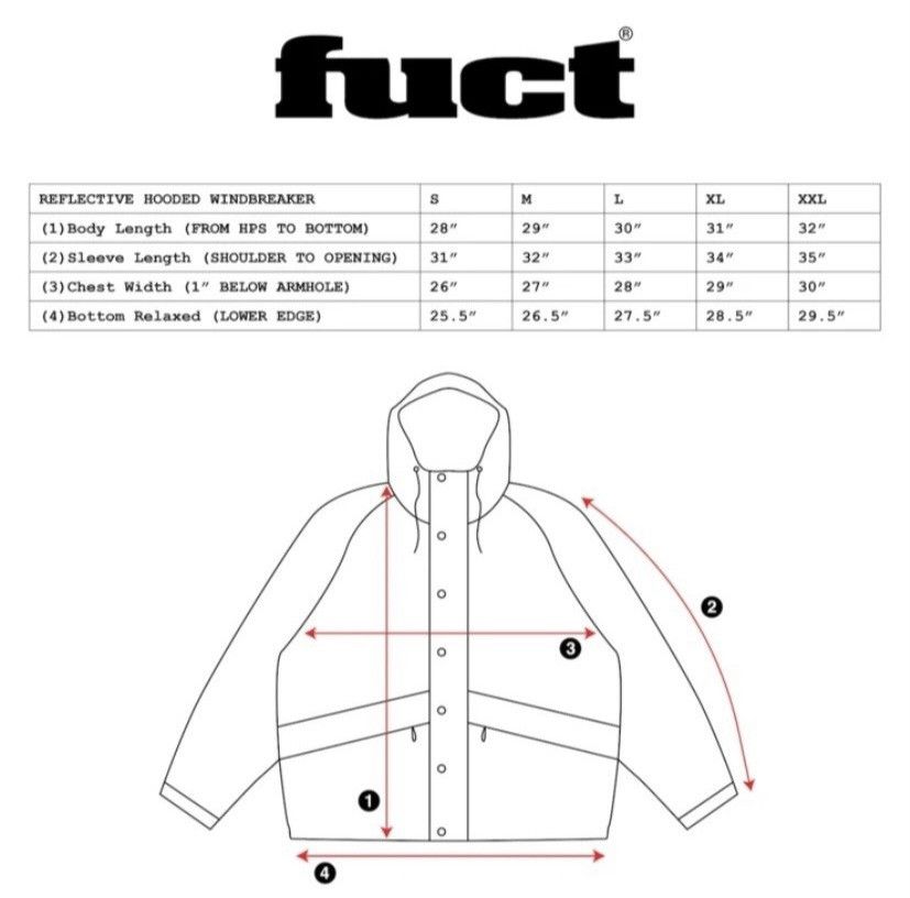 FUCT 3m Hooded Jacket Size US L / EU 52-54 / 3 - 7 Thumbnail