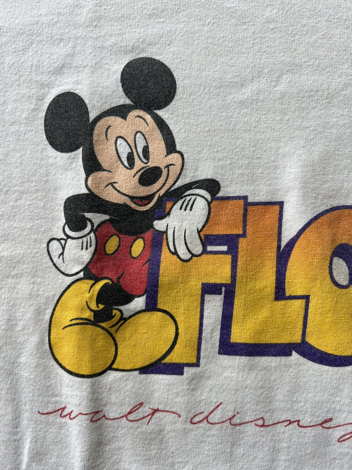 Cartoon Network Vintage 90s Disney Mickey Mouse Florida Tee (Beauty Beast) Size US L / EU 52-54 / 3 - 5 Thumbnail