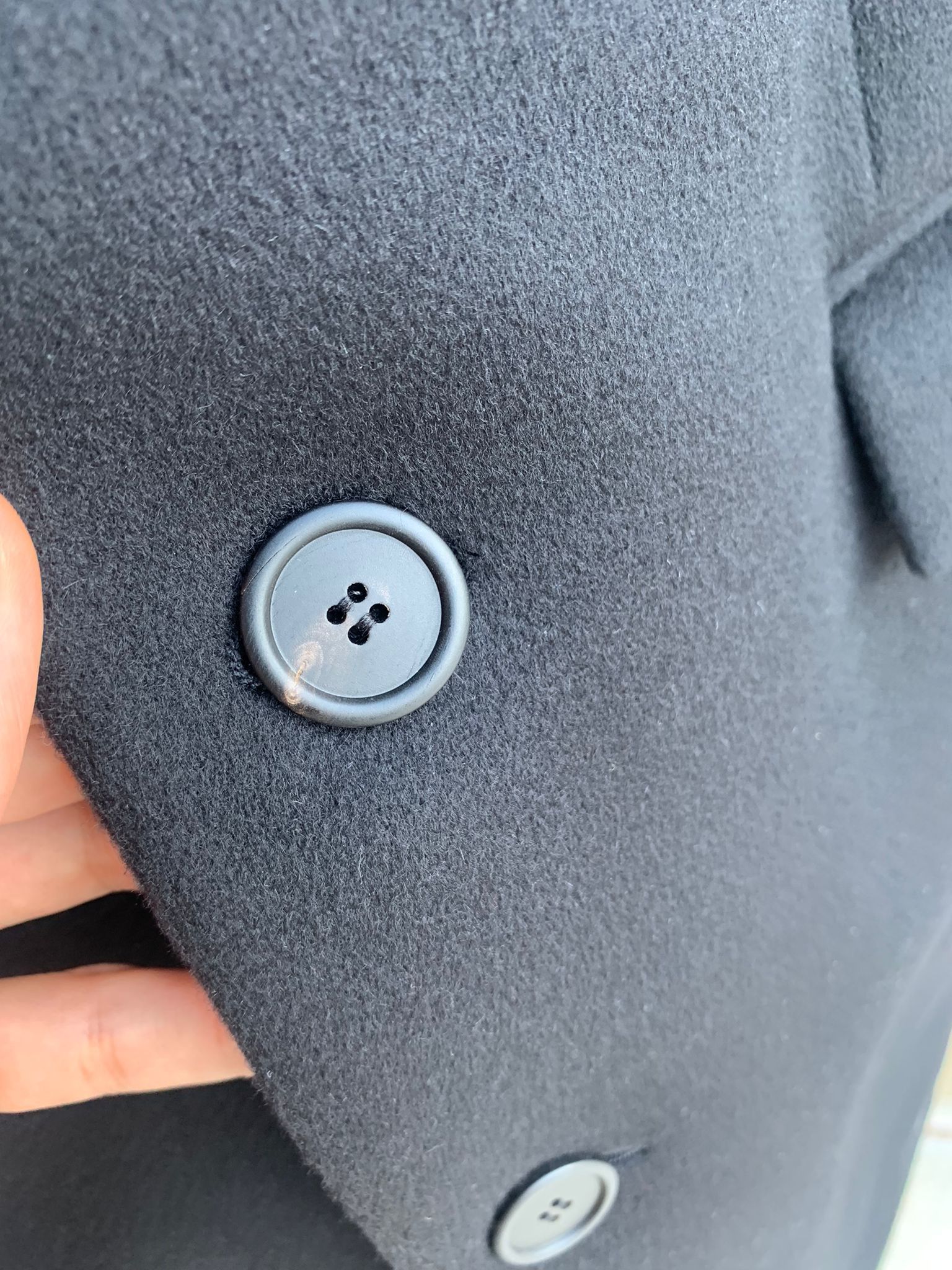 Bottega Veneta Bonded Cashmere Coat With Leather Lapel in Black Size US L / EU 52-54 / 3 - 5 Thumbnail