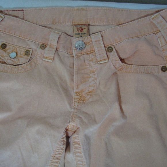 True Religion NWOT True Religion Serena Peach Jeans Size US 26 / EU 42 - 3 Thumbnail