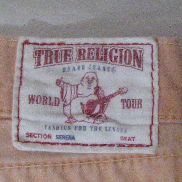 True Religion NWOT True Religion Serena Peach Jeans Size US 26 / EU 42 - 6 Thumbnail