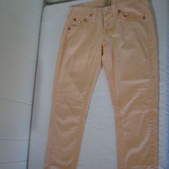 True Religion NWOT True Religion Serena Peach Jeans Size US 26 / EU 42 - 2 Thumbnail