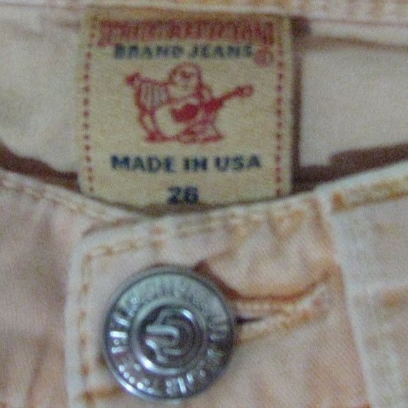 True Religion NWOT True Religion Serena Peach Jeans Size US 26 / EU 42 - 4 Thumbnail