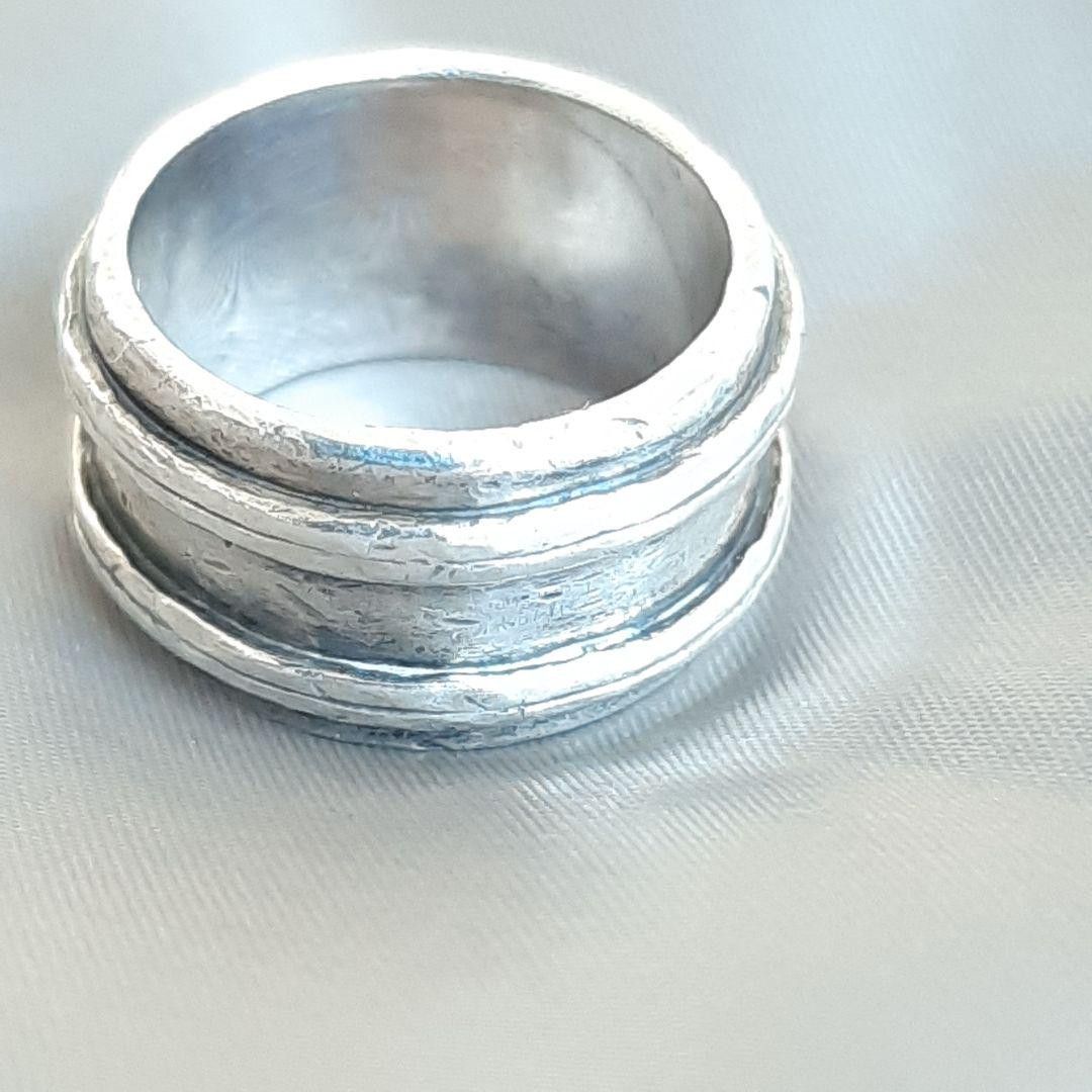 Jean Paul Gaultier Silver Logo Ring Size ONE SIZE - 3 Thumbnail