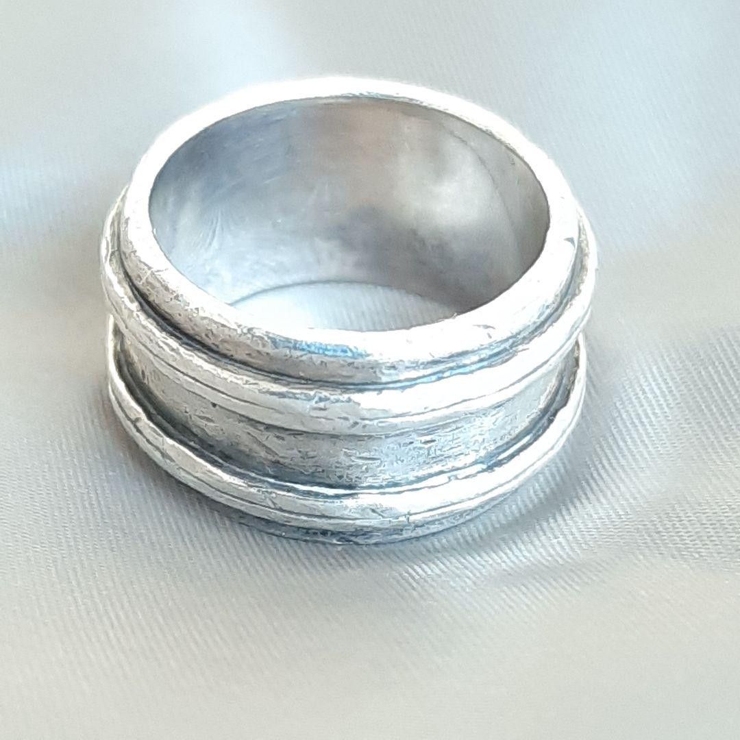 Jean Paul Gaultier Silver Logo Ring Size ONE SIZE - 7 Thumbnail