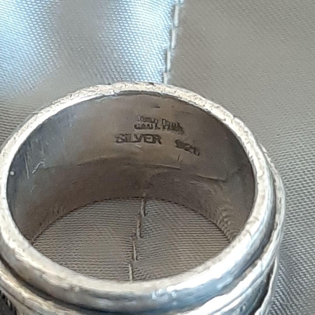 Jean Paul Gaultier Silver Logo Ring Size ONE SIZE - 5 Thumbnail