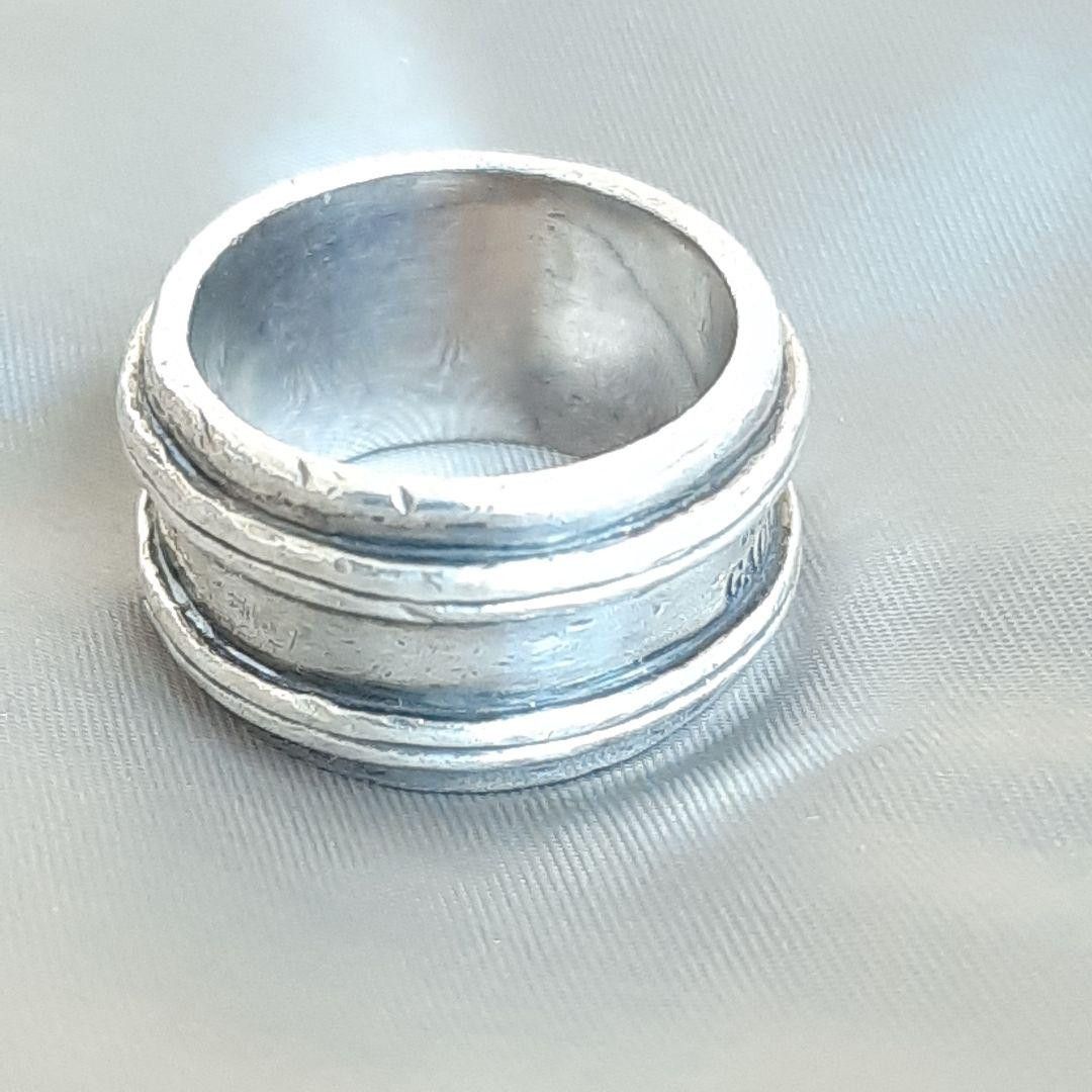 Jean Paul Gaultier Silver Logo Ring Size ONE SIZE - 6 Thumbnail