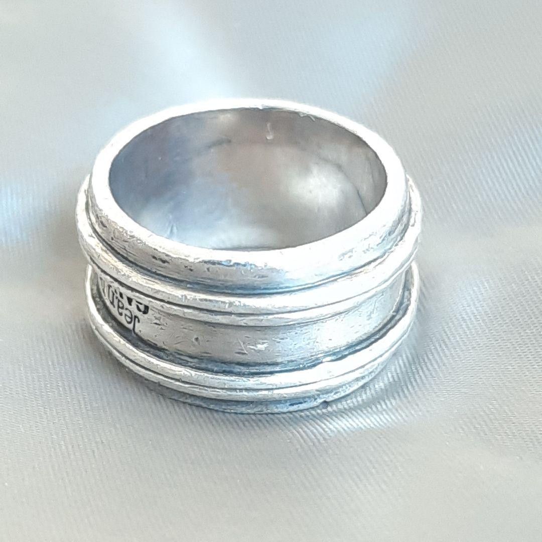 Jean Paul Gaultier Silver Logo Ring Size ONE SIZE - 4 Thumbnail