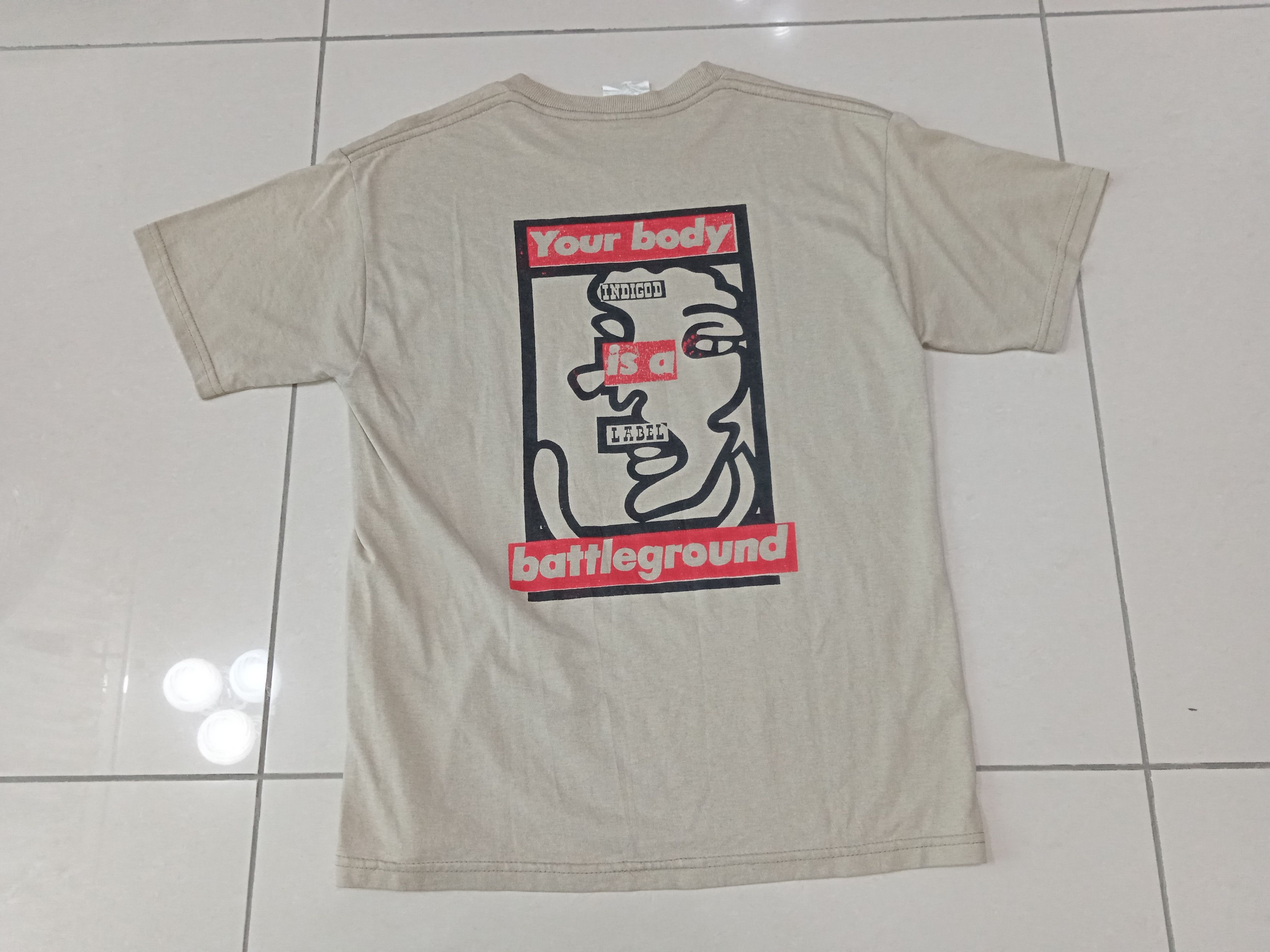 Vintage Vintage Barbara Kruger Parody T Shirt Size US S / EU 44-46 / 1 - 2 Thumbnail
