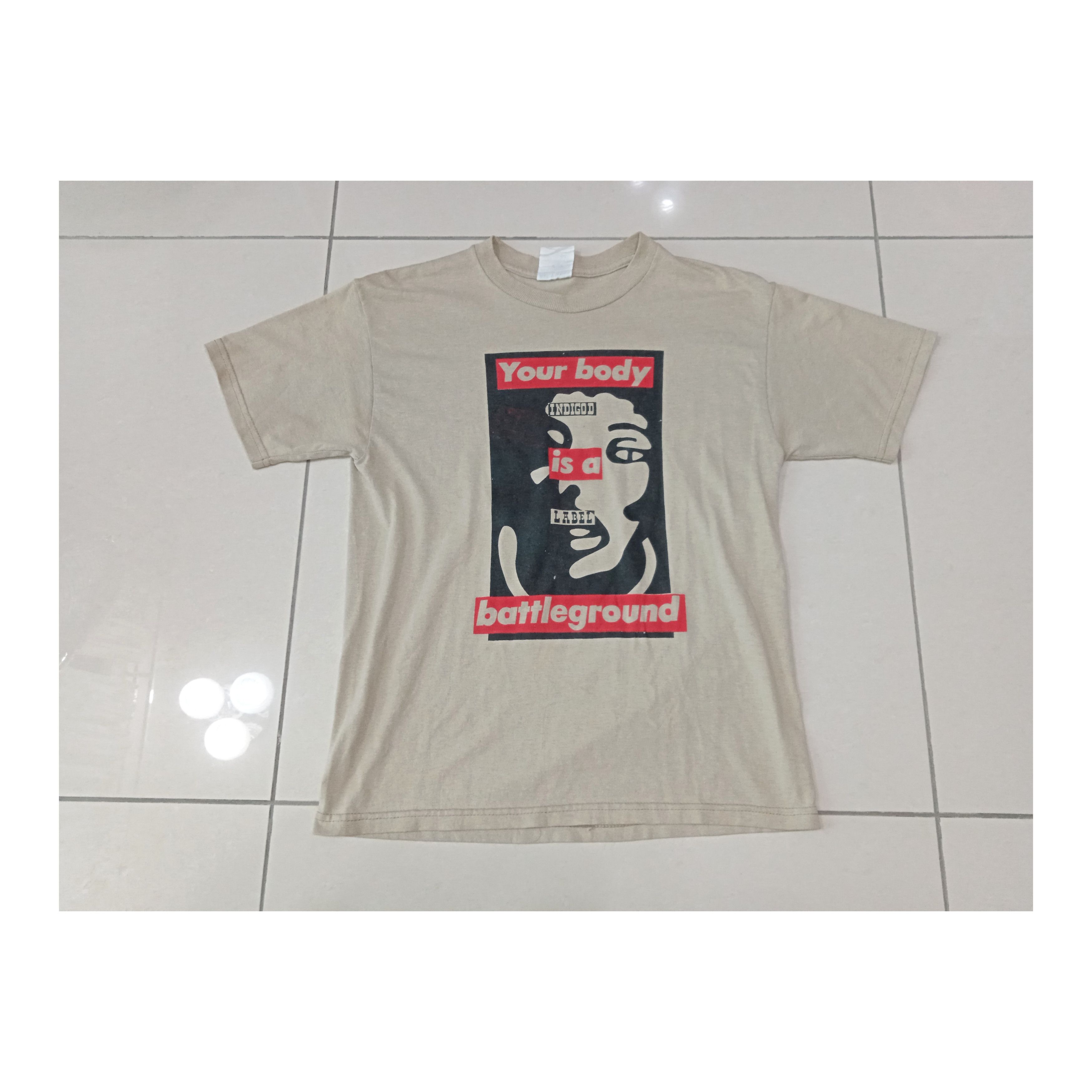 Vintage Vintage Barbara Kruger Parody T Shirt Size US S / EU 44-46 / 1 - 1 Thumbnail