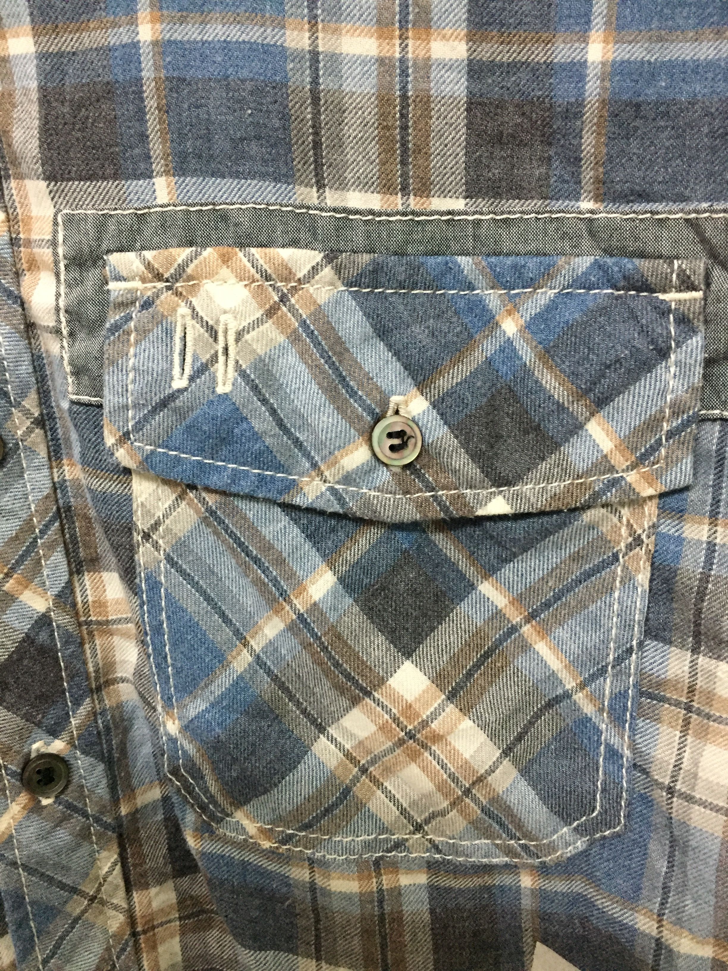 And Wander AND WANDER check double pockets shirt Size US M / EU 48-50 / 2 - 6 Thumbnail
