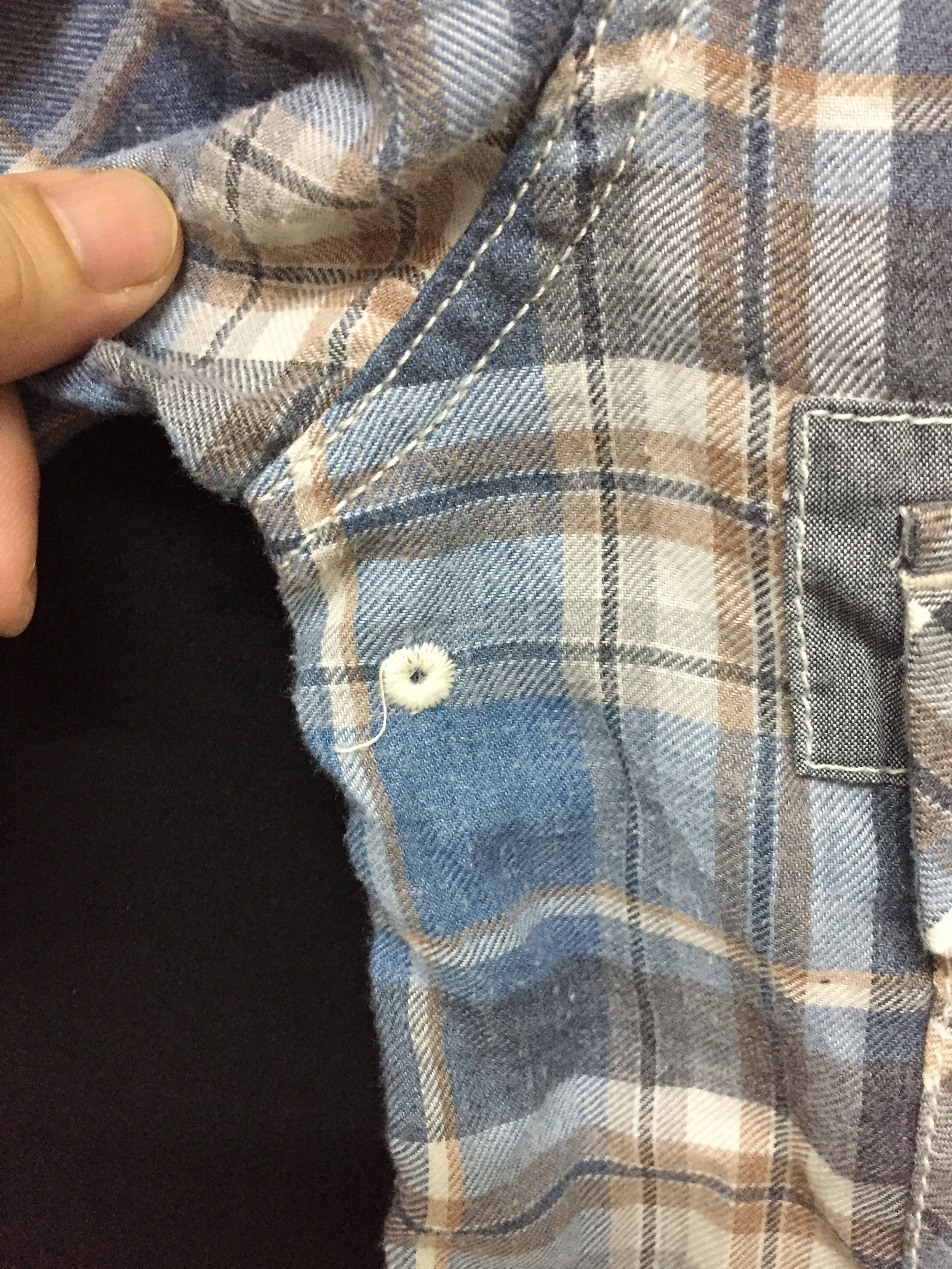 And Wander AND WANDER check double pockets shirt Size US M / EU 48-50 / 2 - 8 Thumbnail