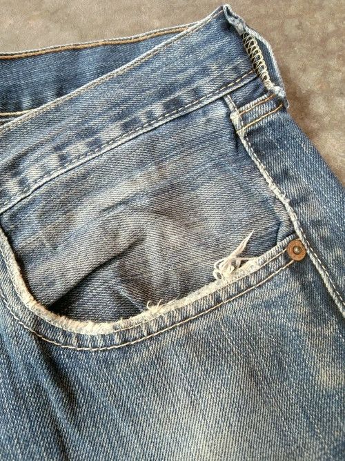 Levi's Vintage Levis 501 Straight Leg Distressed Jeans 36x34 Size US 36 / EU 52 - 9 Thumbnail