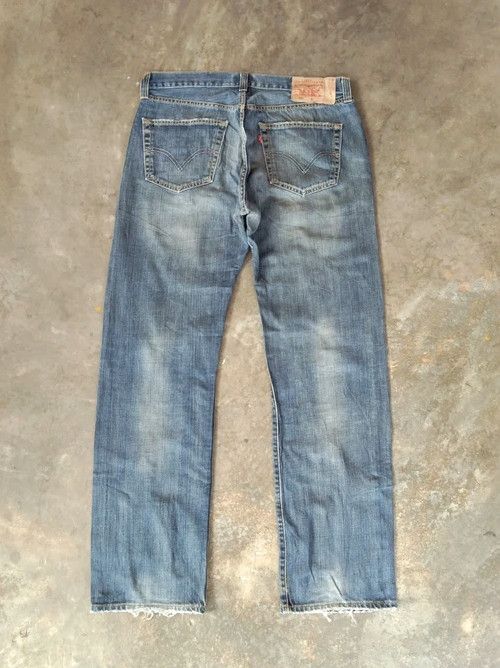 Levi's Vintage Levis 501 Straight Leg Distressed Jeans 36x34 Size US 36 / EU 52 - 2 Thumbnail