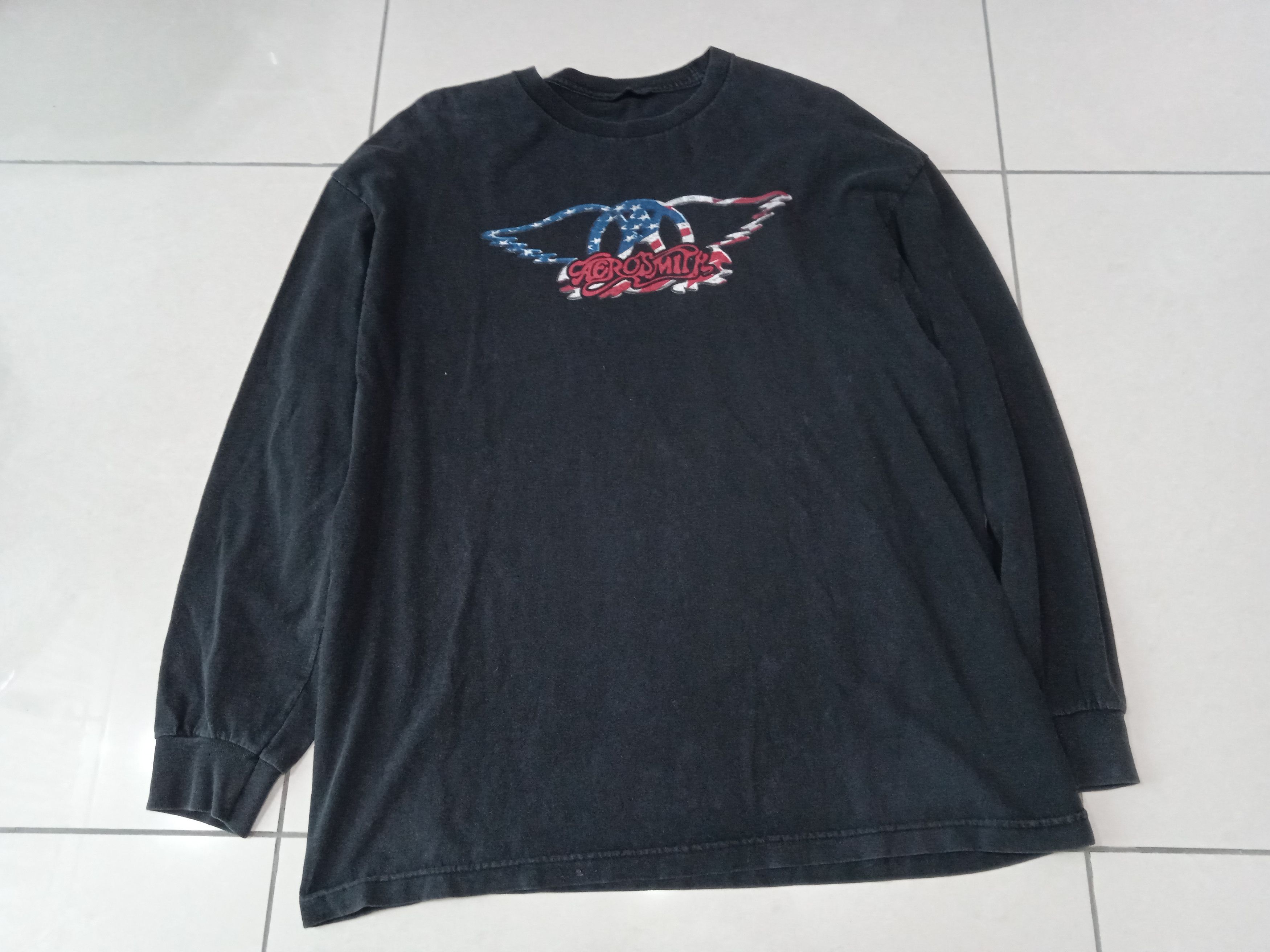 Vintage Vintage Aerosmith 2000s Bootleg Longsleeve Shirt Size US L / EU 52-54 / 3 - 2 Thumbnail