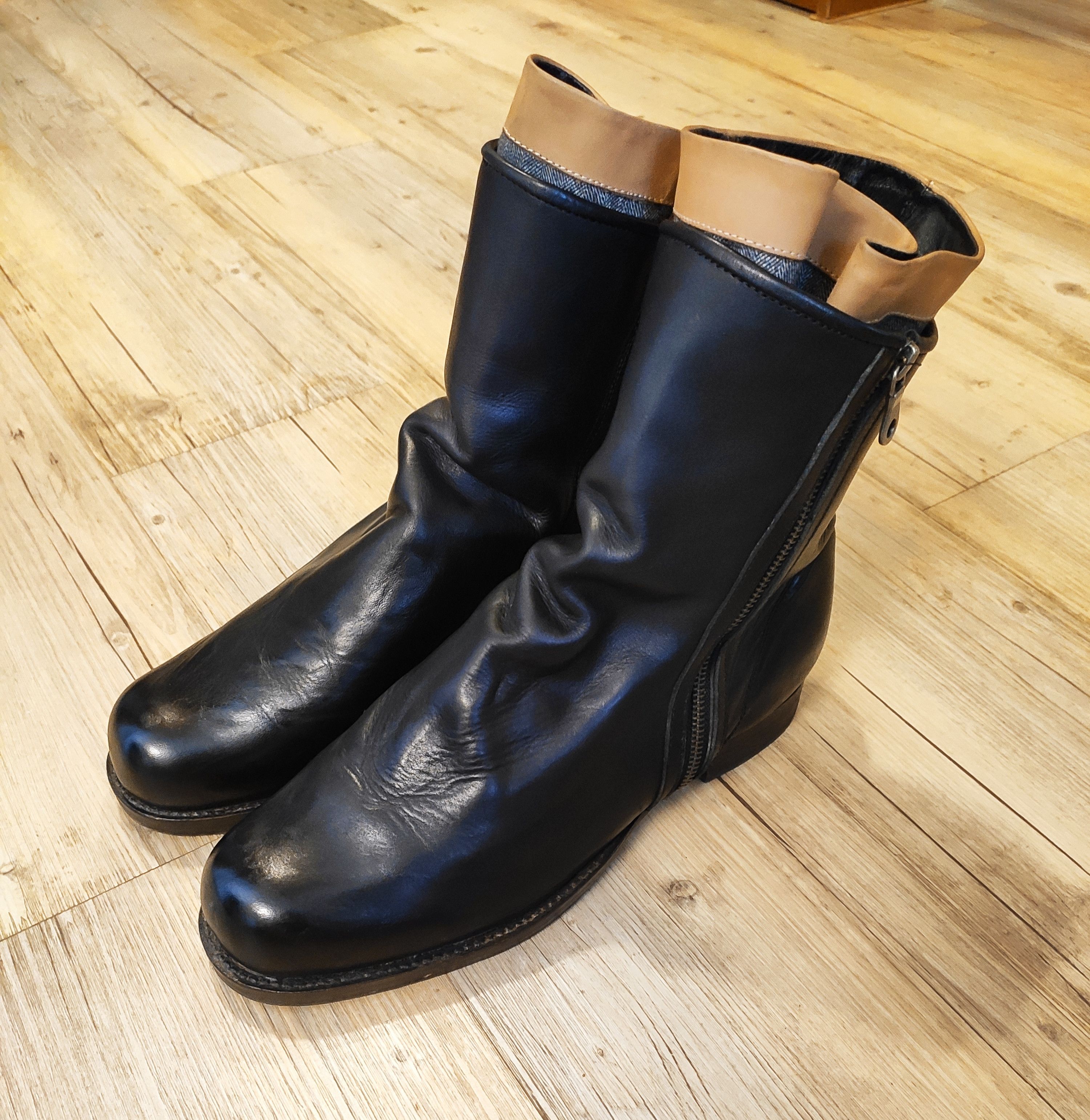 Maison MIHARA YASUHIRO GRAIL!AW09 Distressed layered boots Size US 9 / EU 42 - 5 Thumbnail