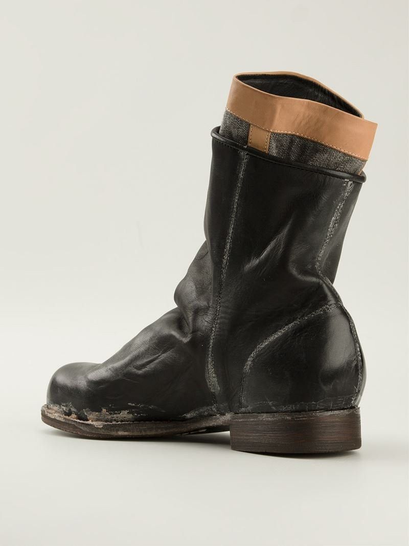 Maison MIHARA YASUHIRO GRAIL!AW09 Distressed layered boots Size US 9 / EU 42 - 4 Thumbnail