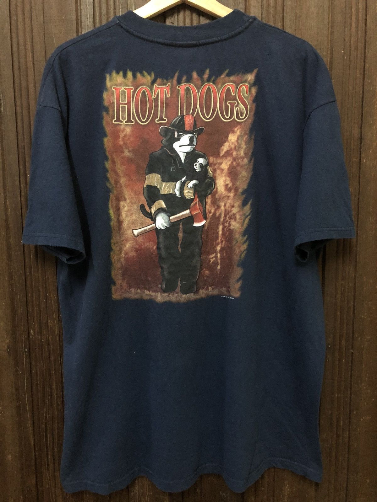 Big Dogs × Vintage Vintage 90s Big Dogs Santa Barbara 1997 Rare T Shirt Size US XL / EU 56 / 4 - 1 Thumbnail