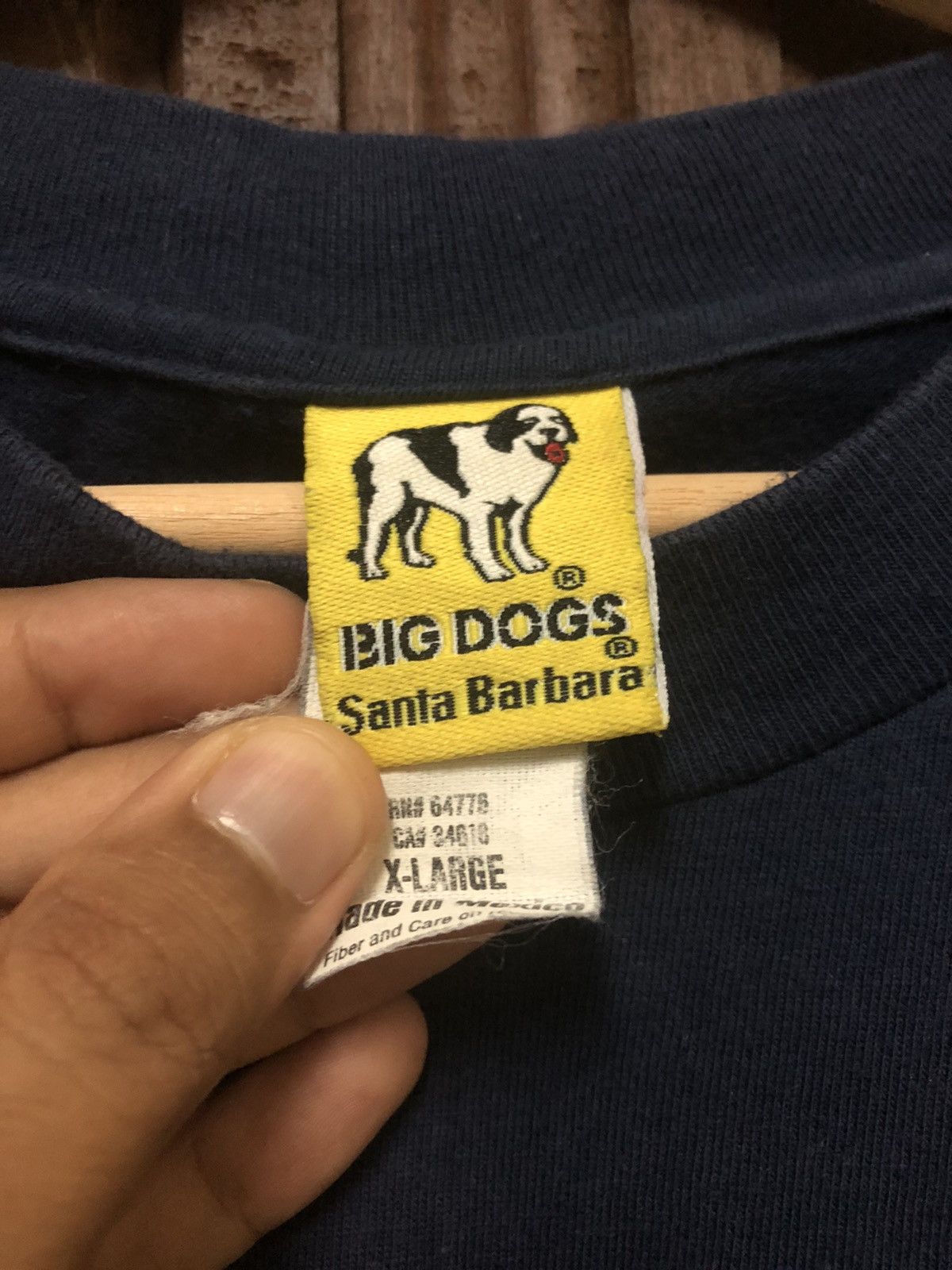 Big Dogs × Vintage Vintage 90s Big Dogs Santa Barbara 1997 Rare T Shirt Size US XL / EU 56 / 4 - 5 Thumbnail