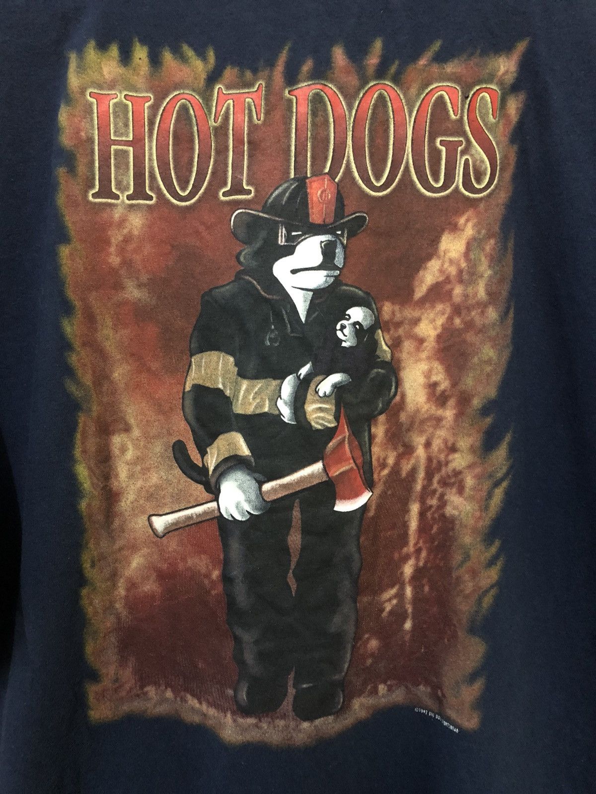 Big Dogs × Vintage Vintage 90s Big Dogs Santa Barbara 1997 Rare T Shirt Size US XL / EU 56 / 4 - 6 Thumbnail