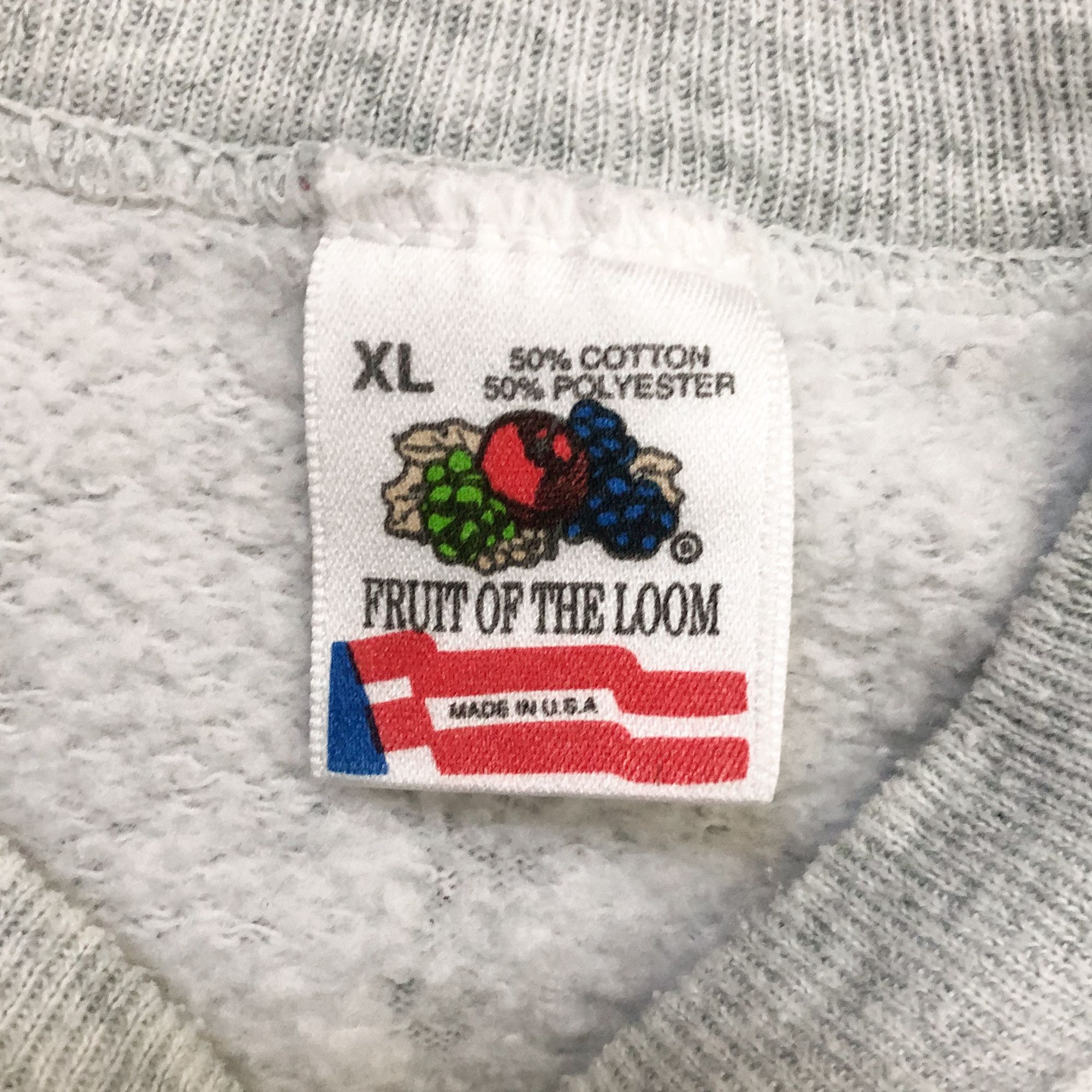Fruit Of The Loom × Vintage 90s Boxy Faded 'Los Angeles California' Sweatshirt Size US XL / EU 56 / 4 - 4 Thumbnail